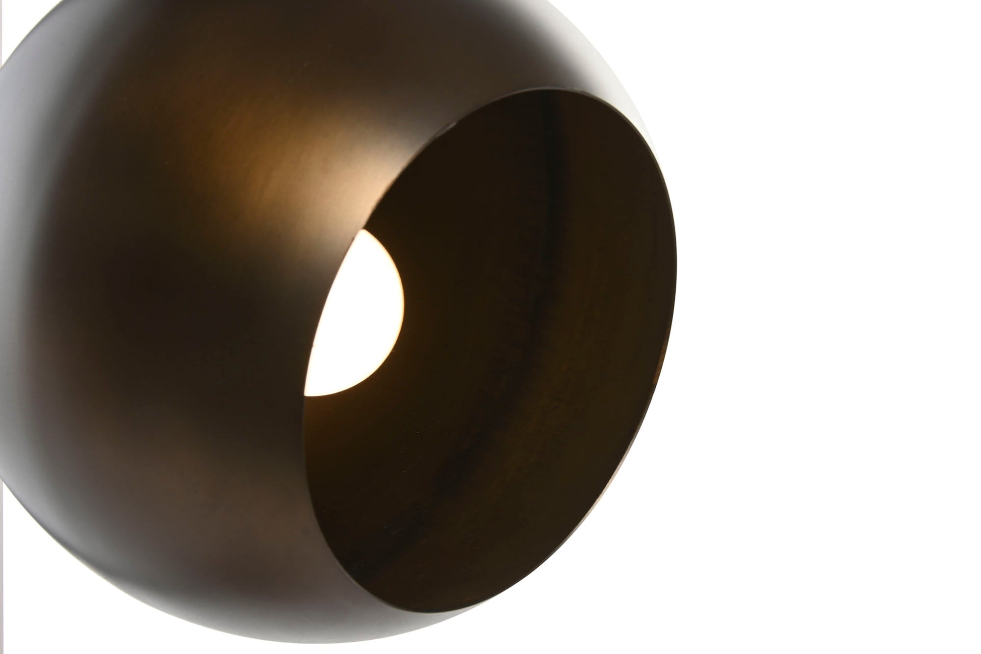 Luminária de Mesa Aço Mármore 20X27X80 Cobre