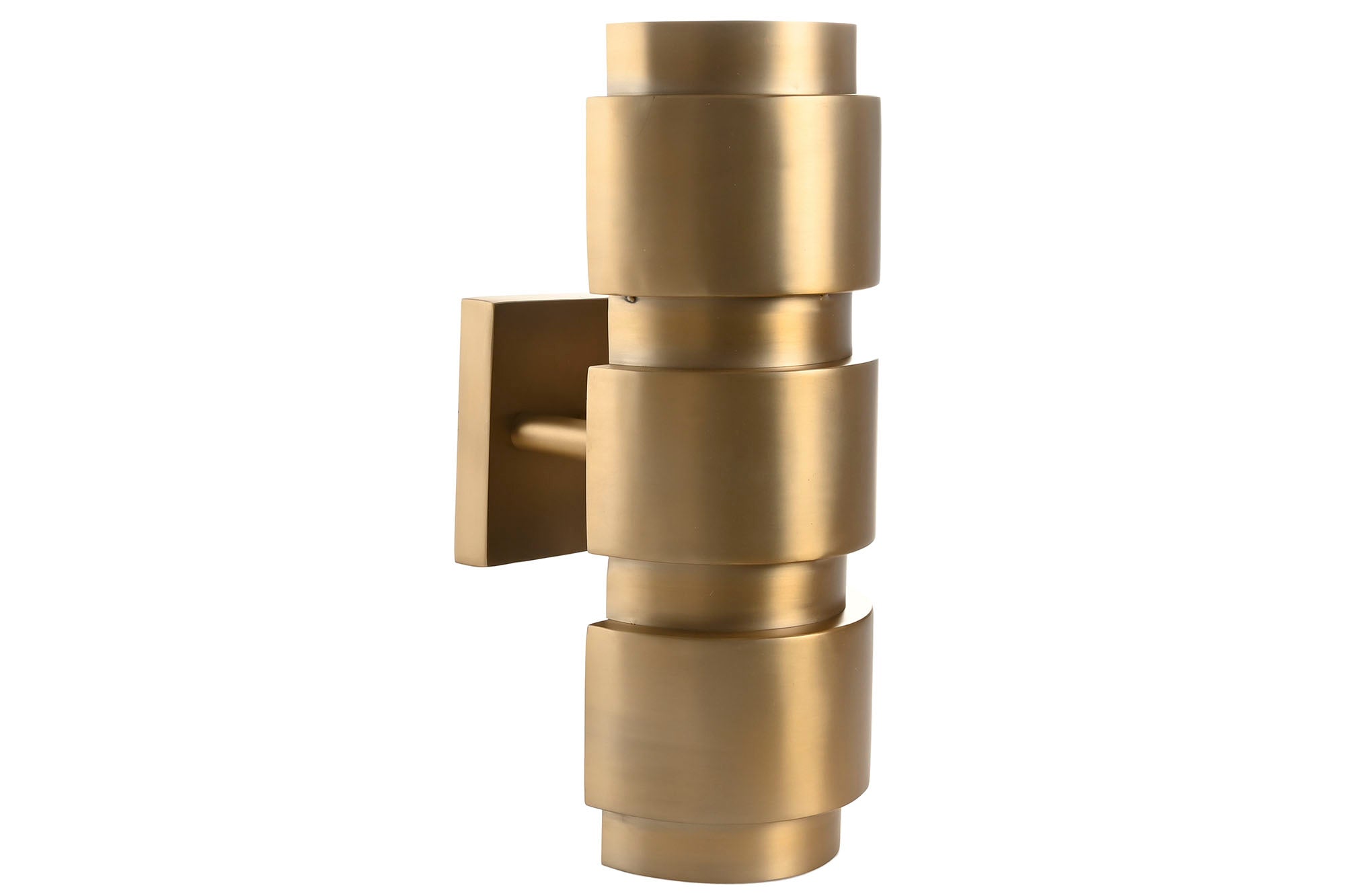 Lampara Aplique Acero Patinado 15X18X39 Mate