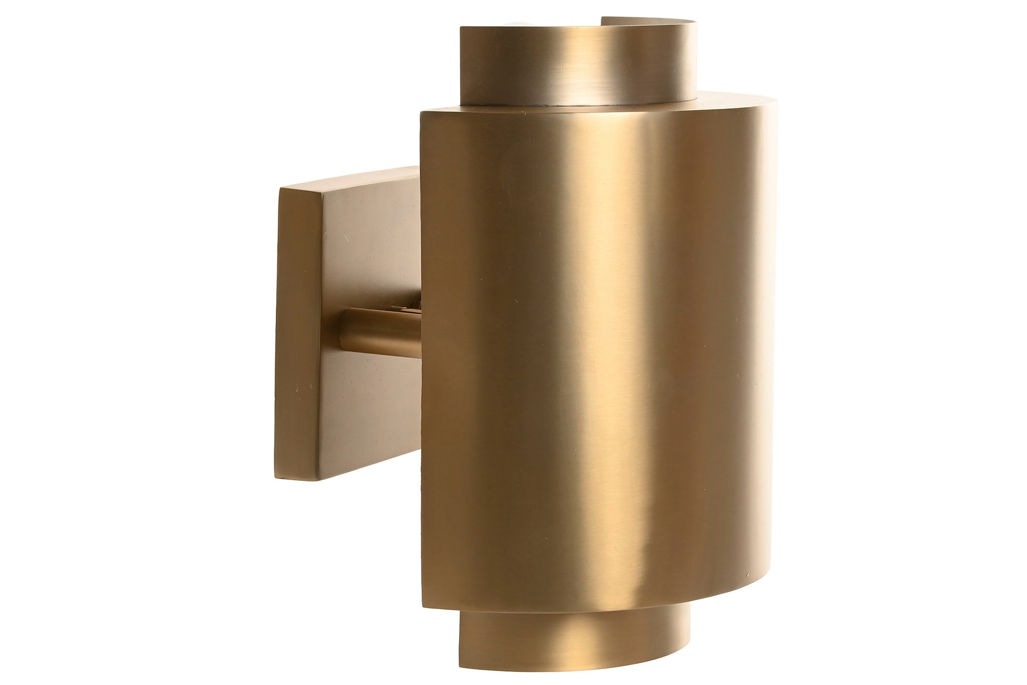 Lampara Aplique Acero Patinado 16X21X28 Mate