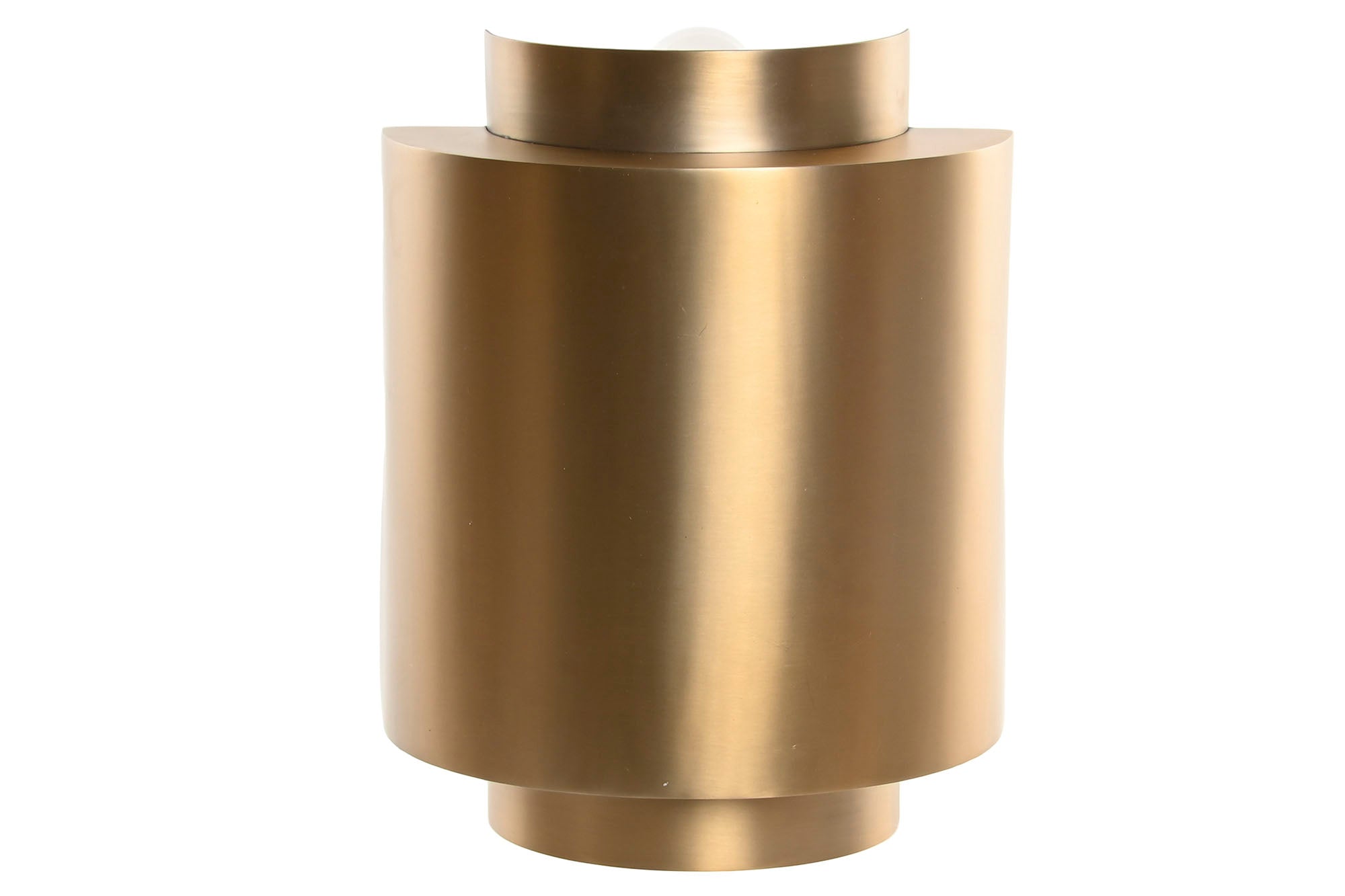 Lampara Aplique Acero Patinado 16X21X28 Mate
