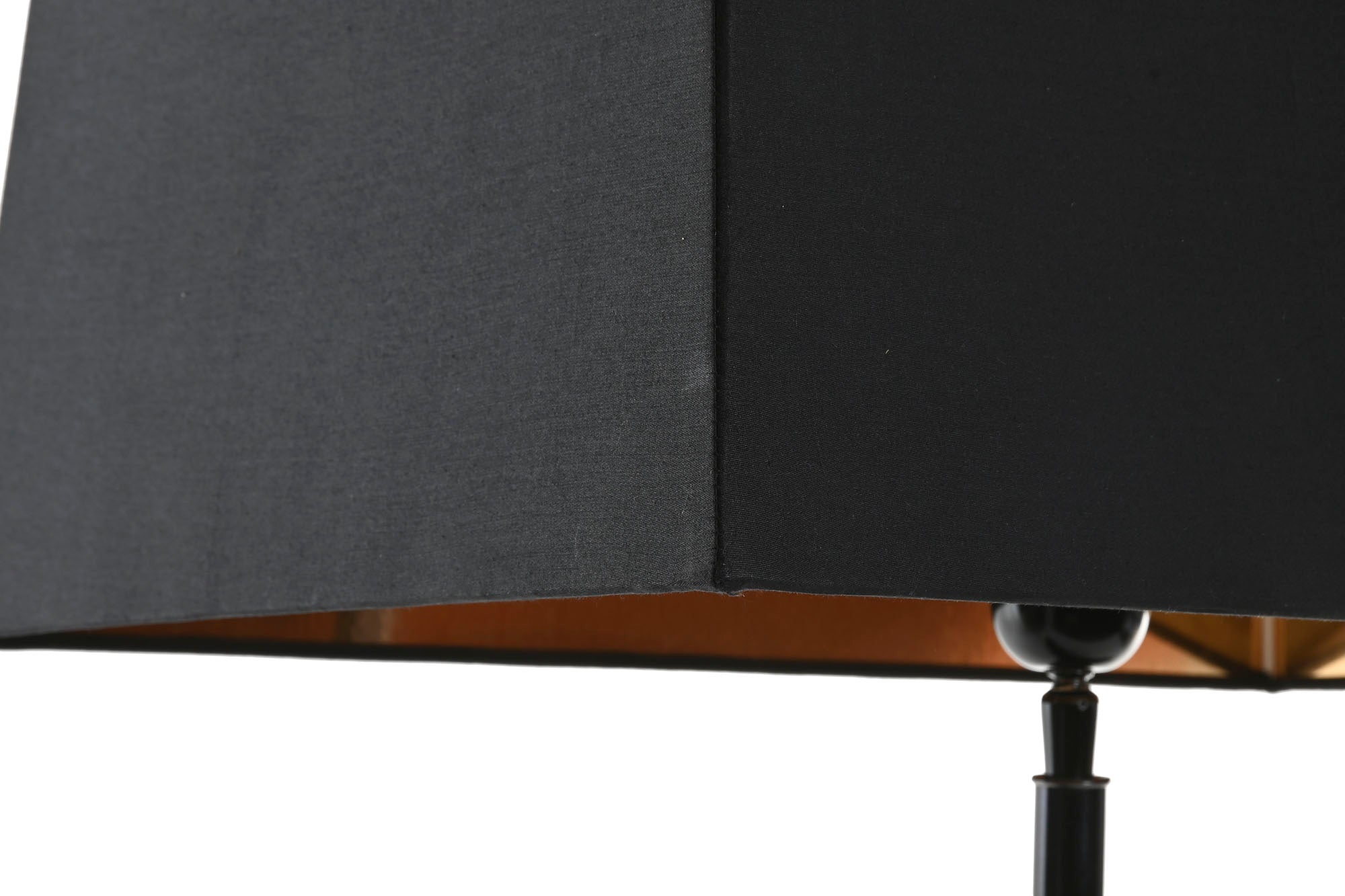 Luminária de Mesa em Aço Patinado 50X35X75 Preto