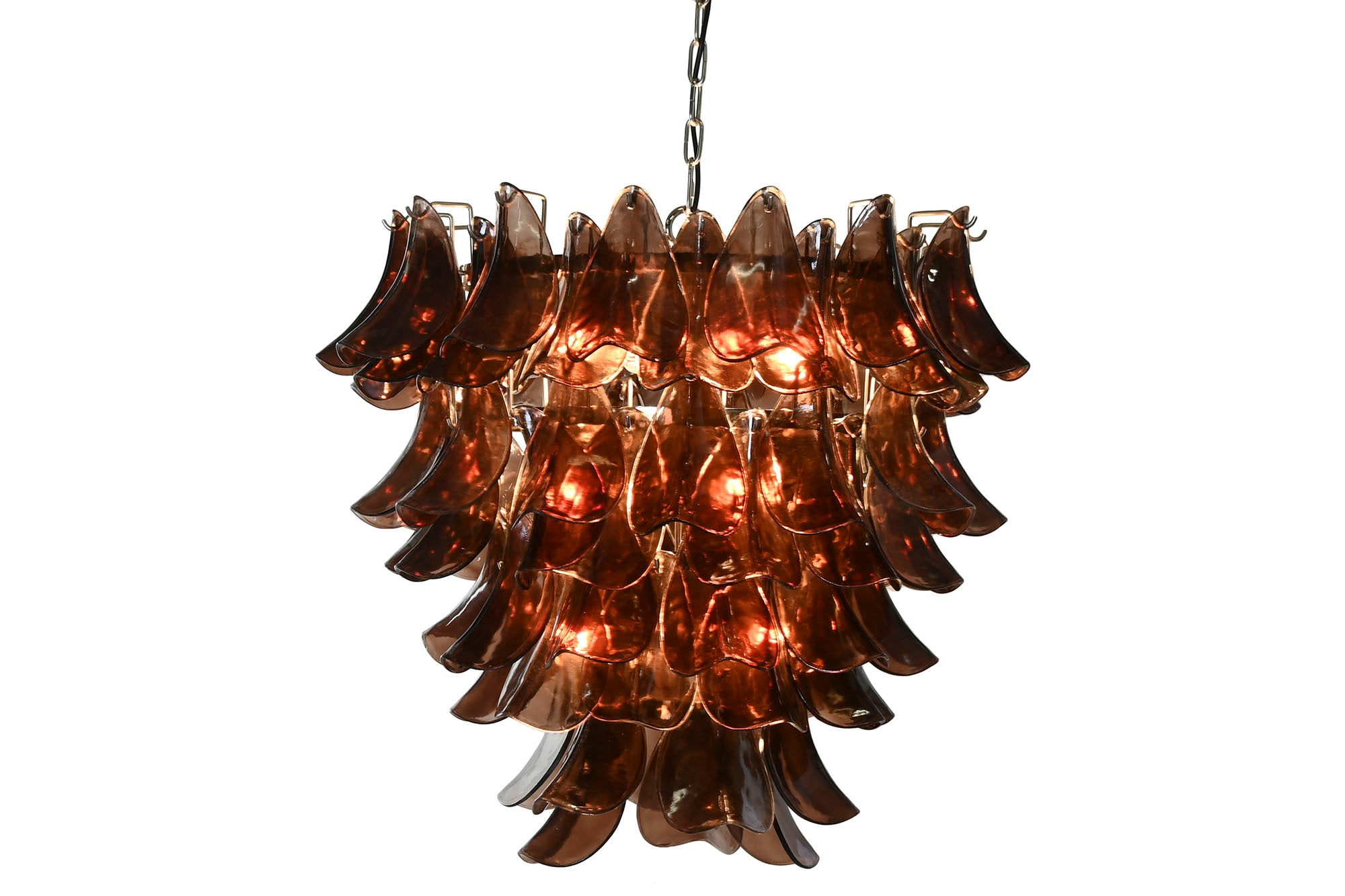 Steel Crystal Ceiling Lamp 80X80X80 Silver