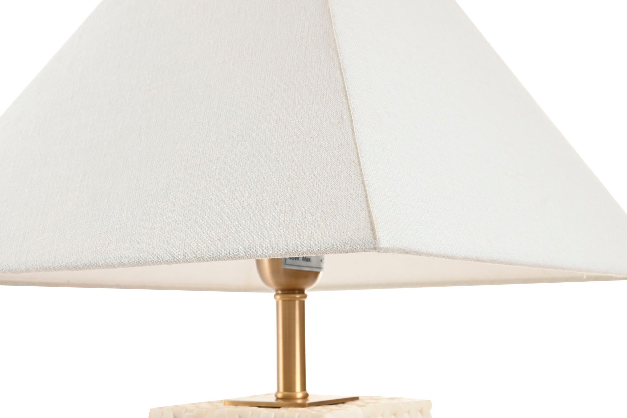 Bone Brass Table Lamp 14X36X57 Gold