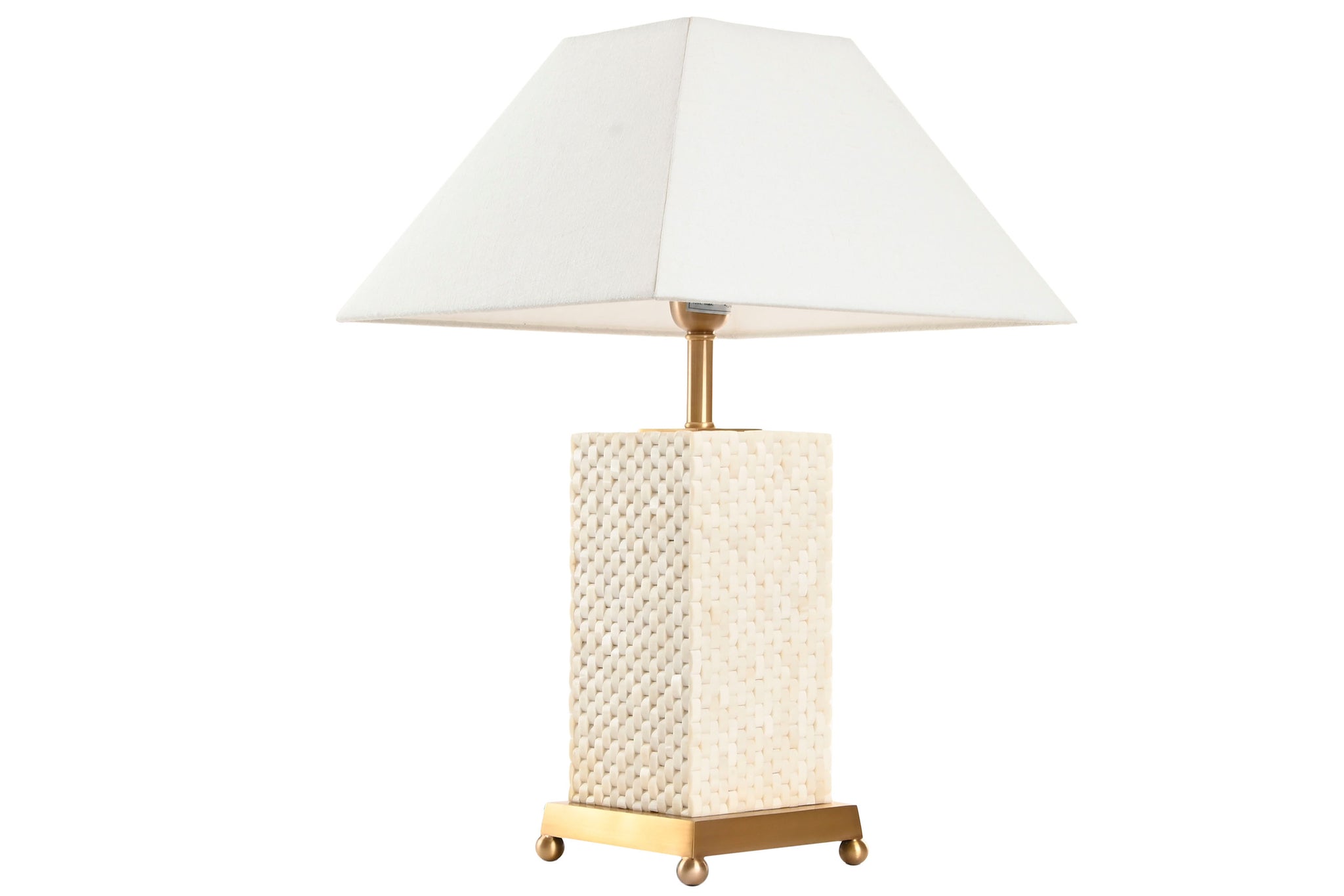 Bone Brass Table Lamp 14X36X57 Gold