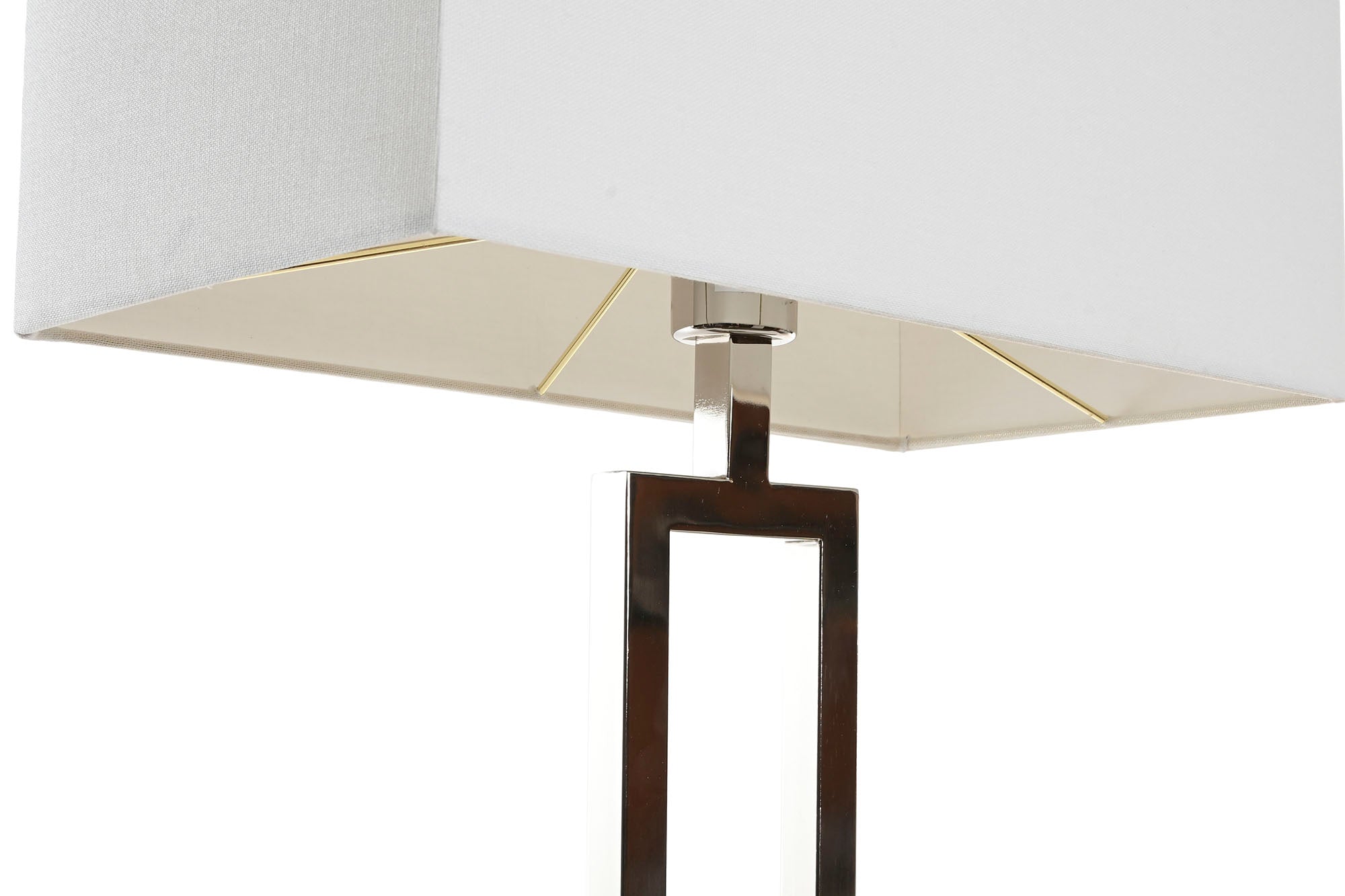 Marble Steel Table Lamp 43X23X80 Chromed