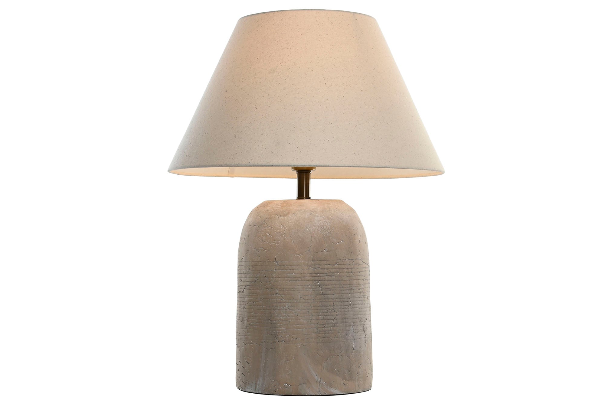 Lampara Sobremesa Cemento 50X50X65 Natural Gris