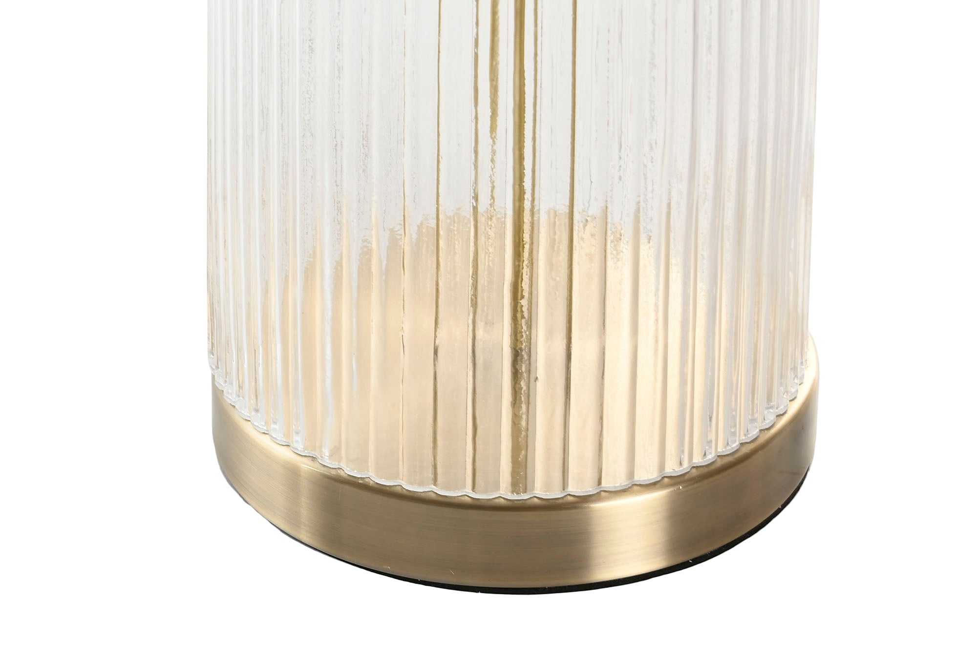 Lampara Sobremesa Cristal Algodon 40X40X78