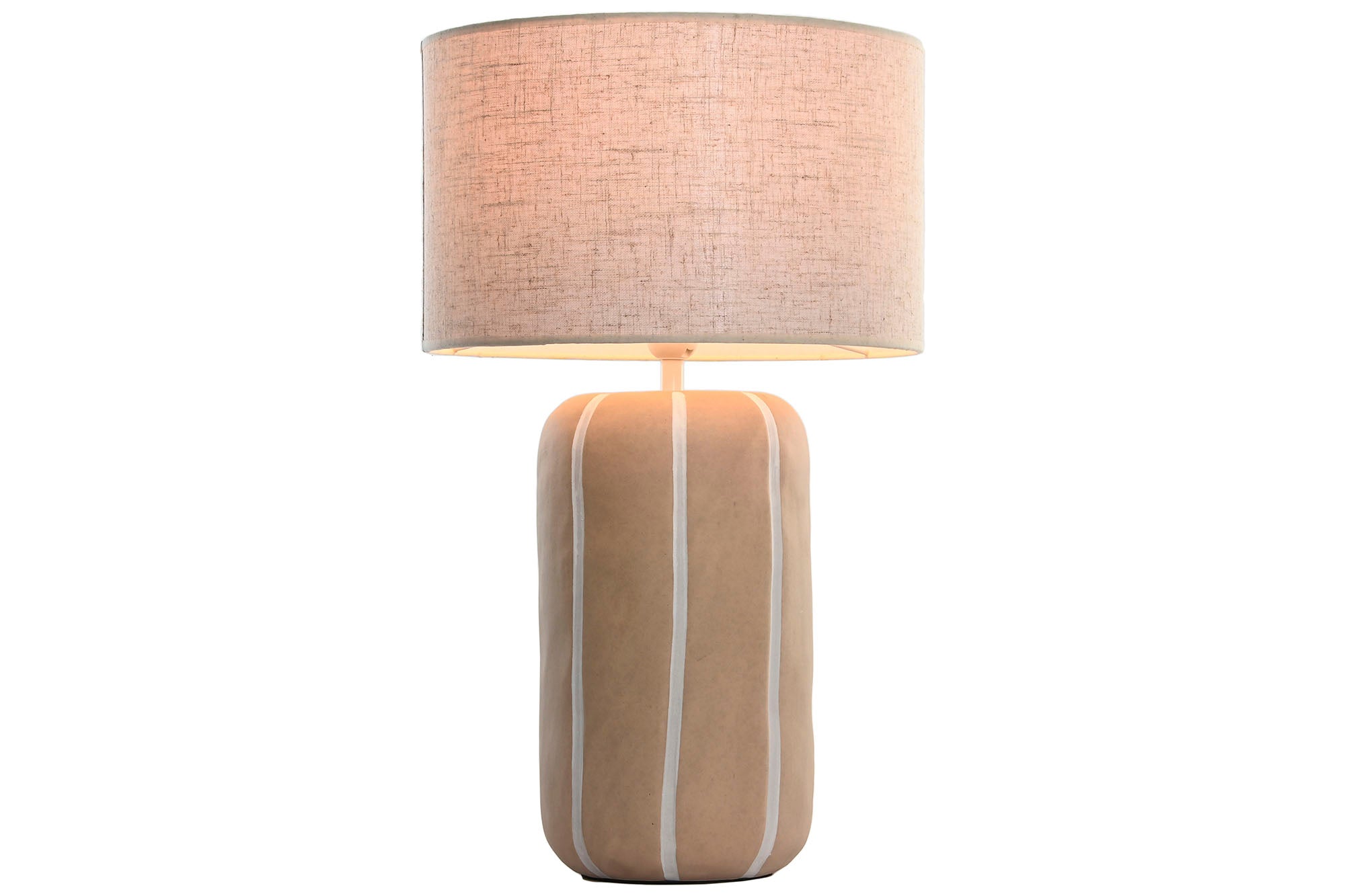 Lampara Sobremesa Ceramica Poliester 36X36X60