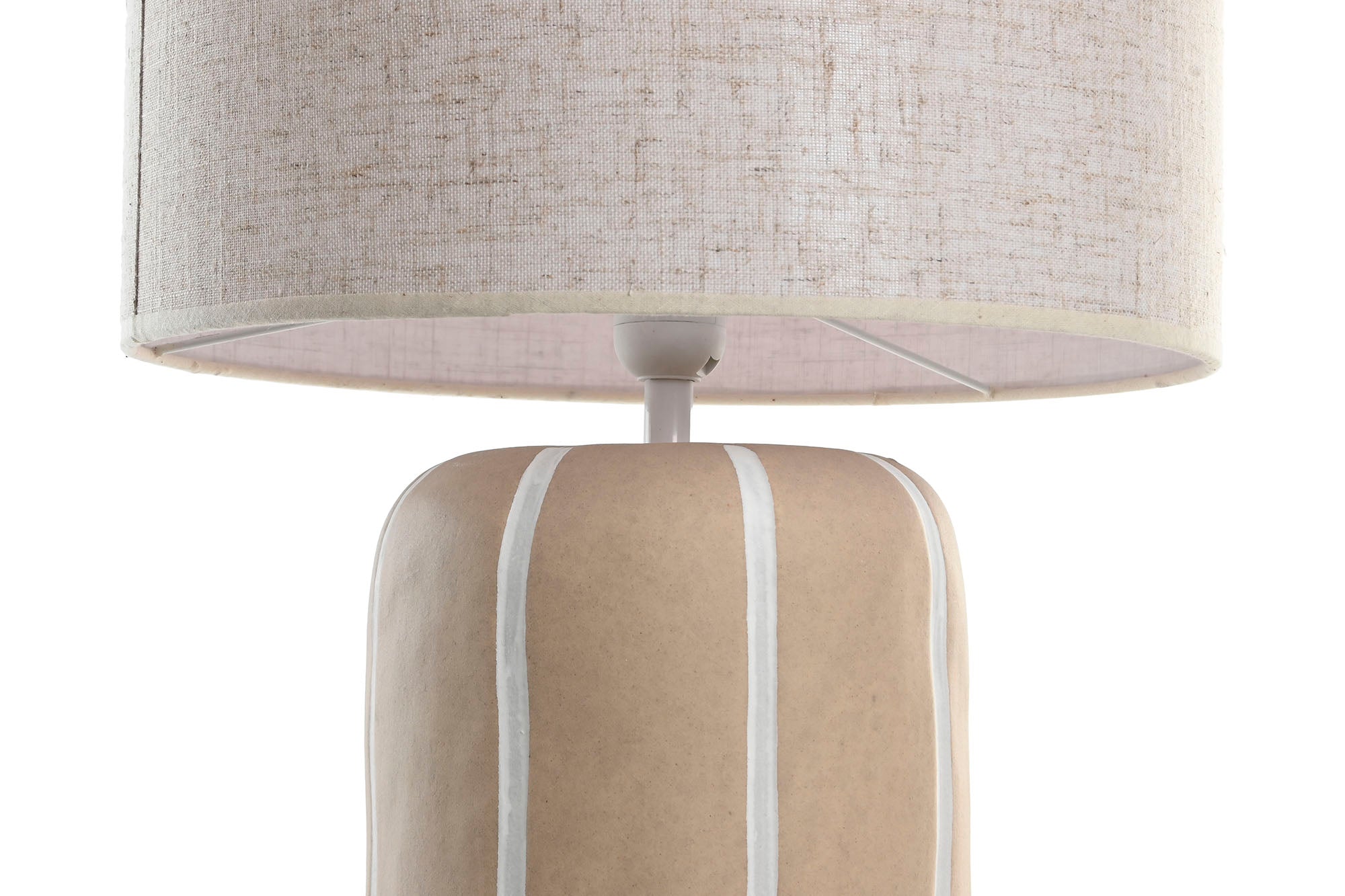 Lampara Sobremesa Ceramica Poliester 36X36X60