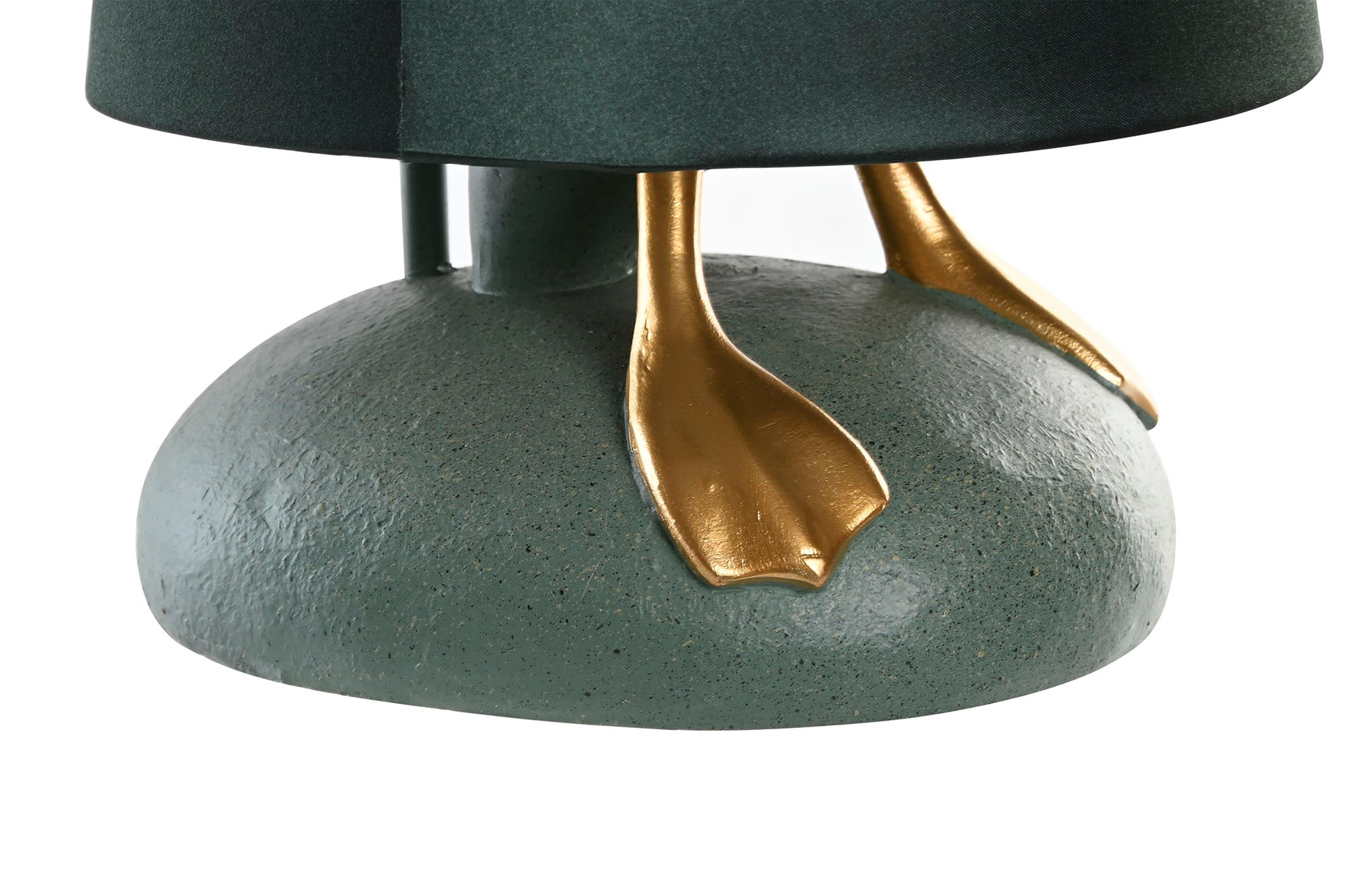 Luminária de mesa em resina de poliéster 37x23x57 pato