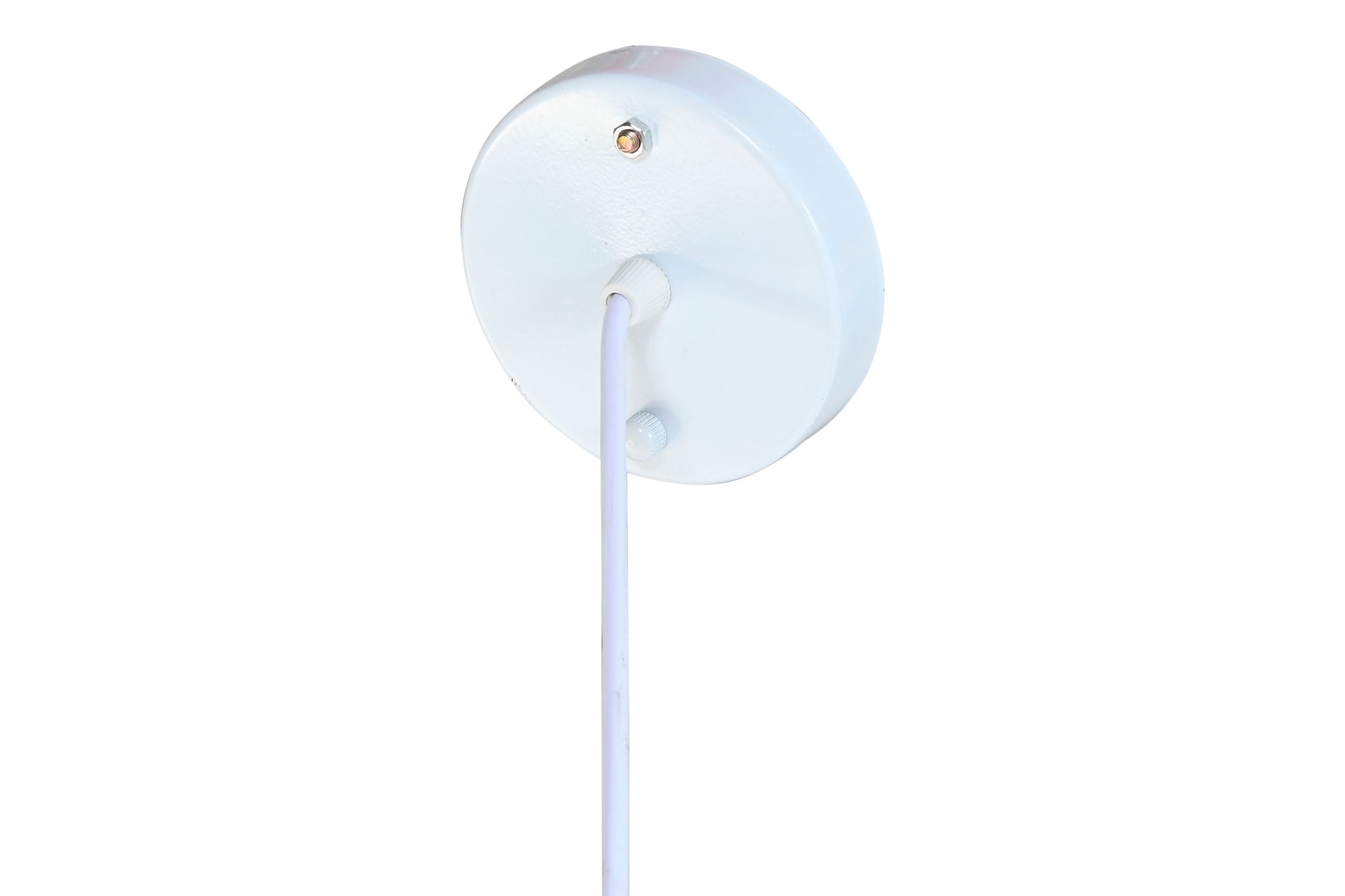 Lampara Techo Lino Cuerda 80X80X20 Natural Crudo