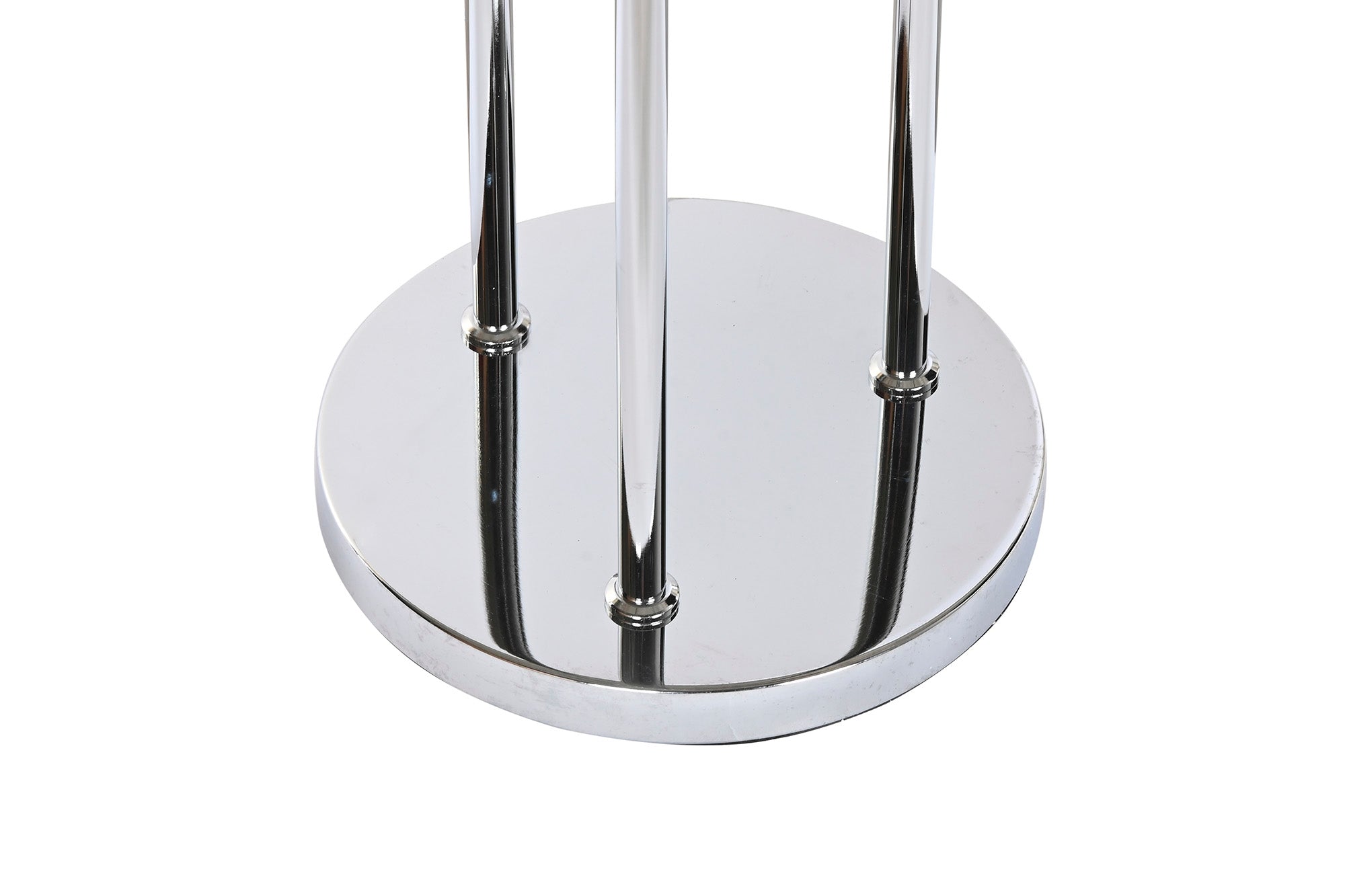 Lampara Pie Hierro Cristal 30X30X172 3 Bolas