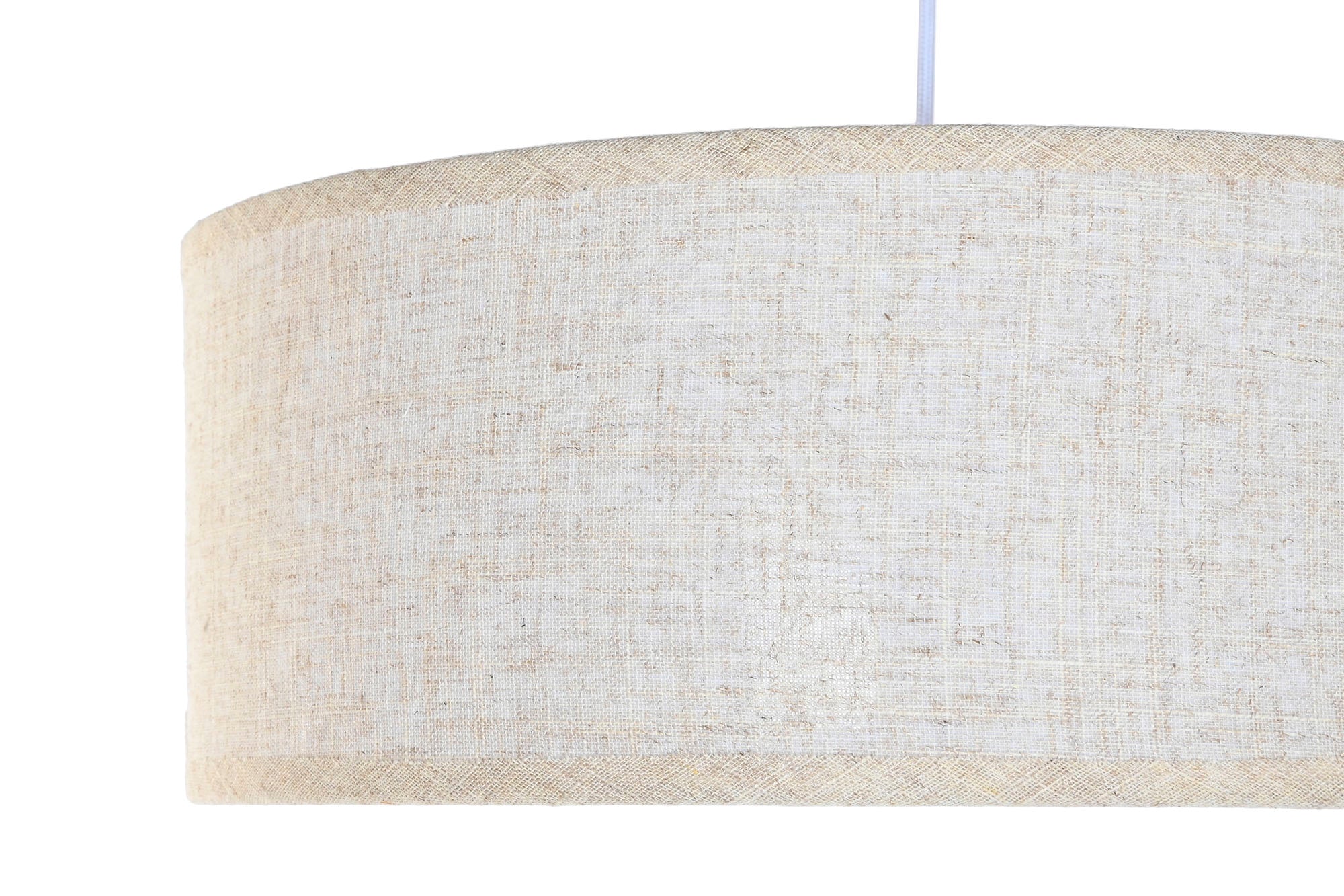 Lampara Techo Lino Pp 40X40X15 Crudo