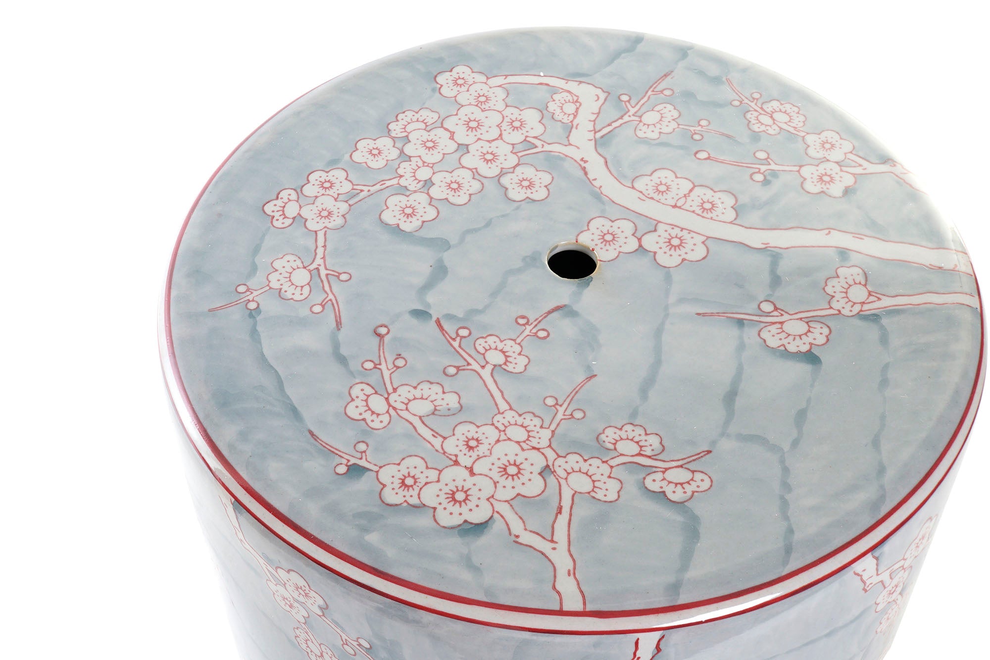 Mesita Auxiliar Porcelana 32X32X41 7,5 Kg K Flores