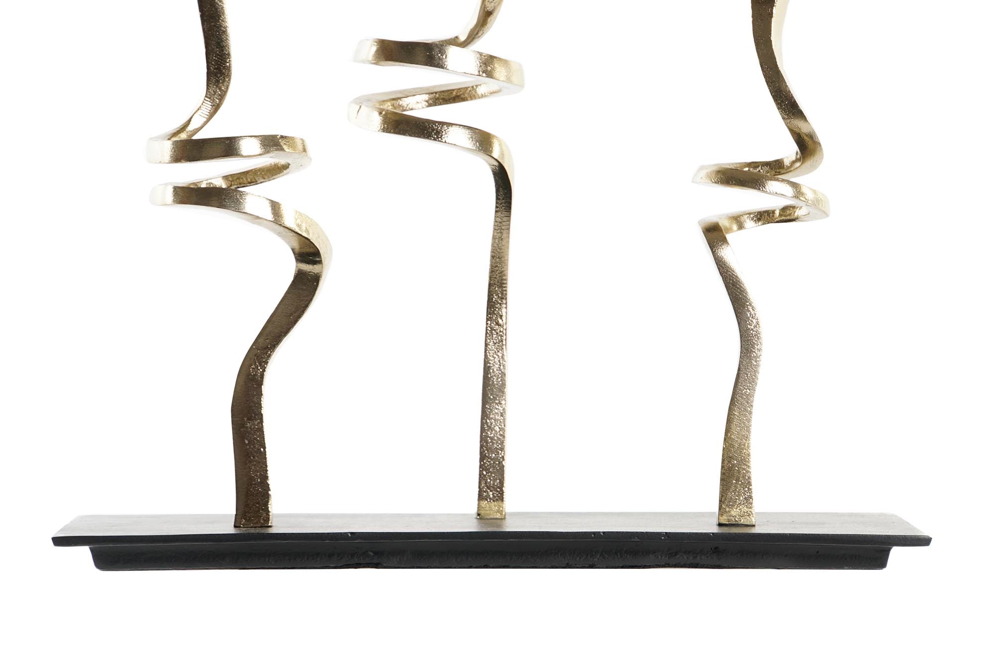 Aluminum Glass Candle Holder 37x16x47 3 Gray Candles