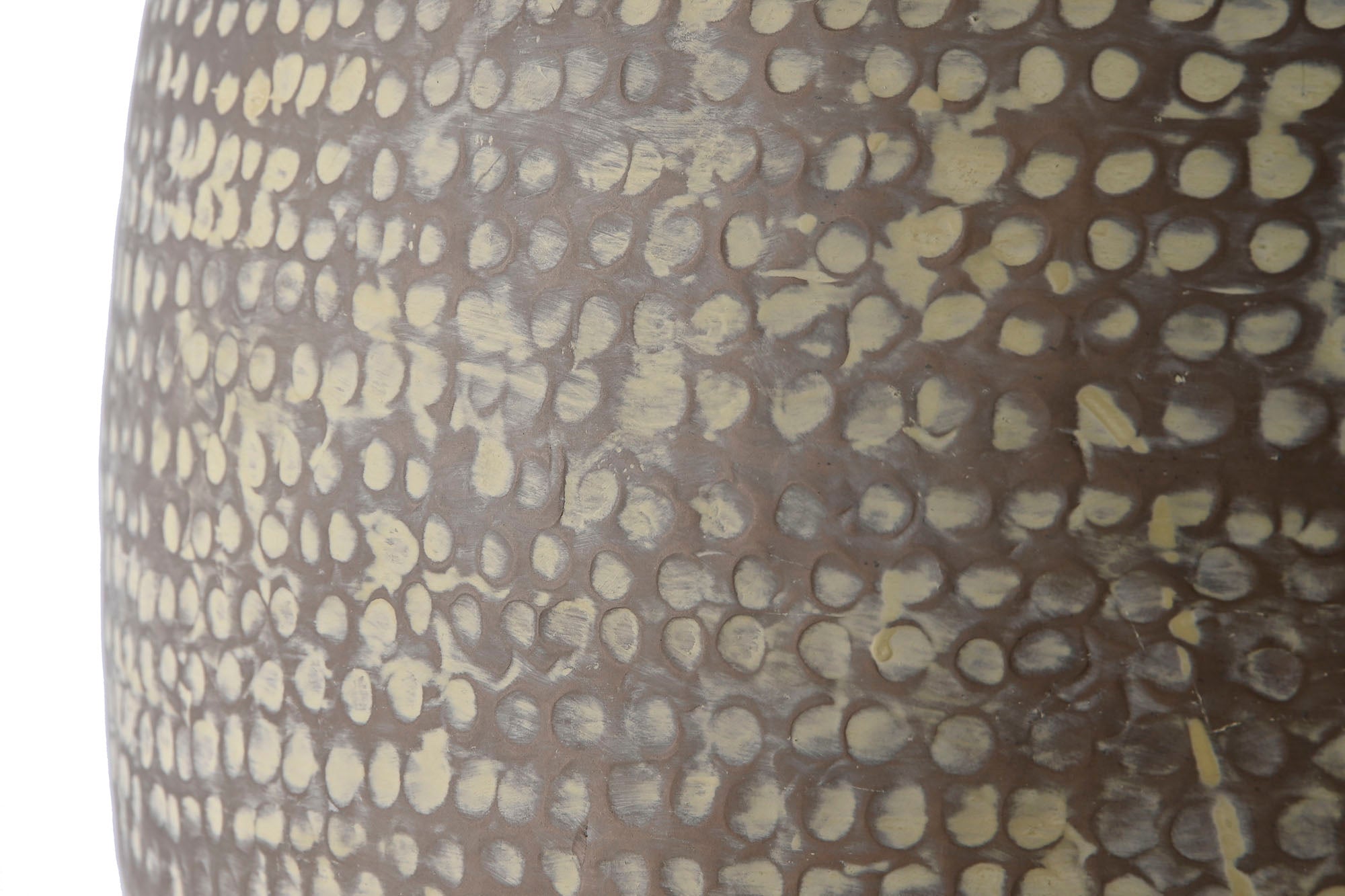 Green Patinated Aluminum Jar 60x60x74