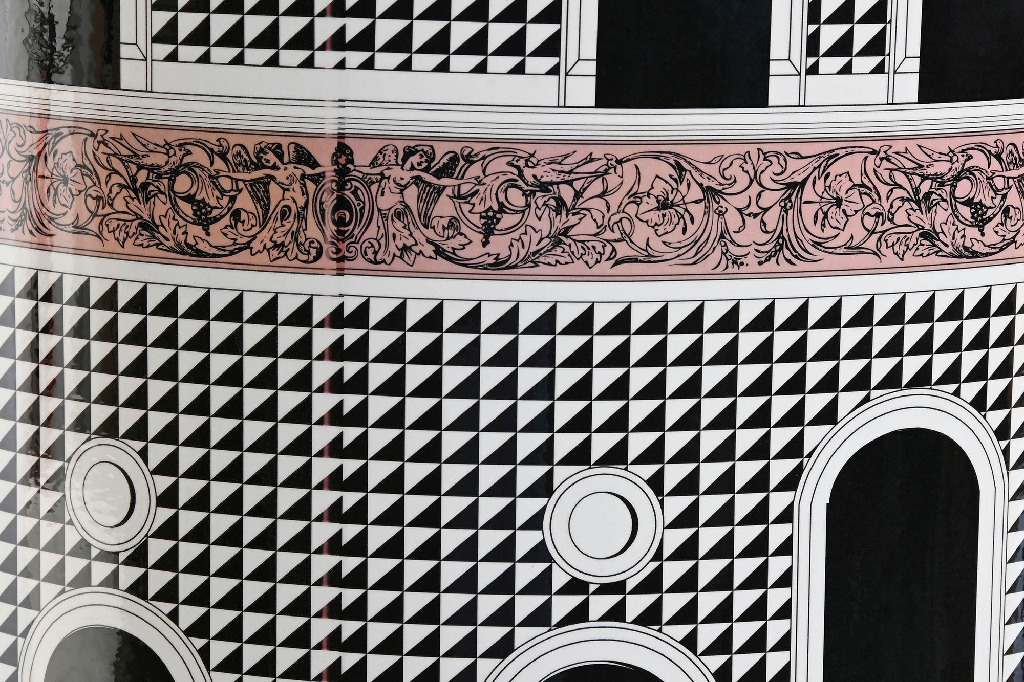 Porcelain Side Table 33x33x42.5 Doors