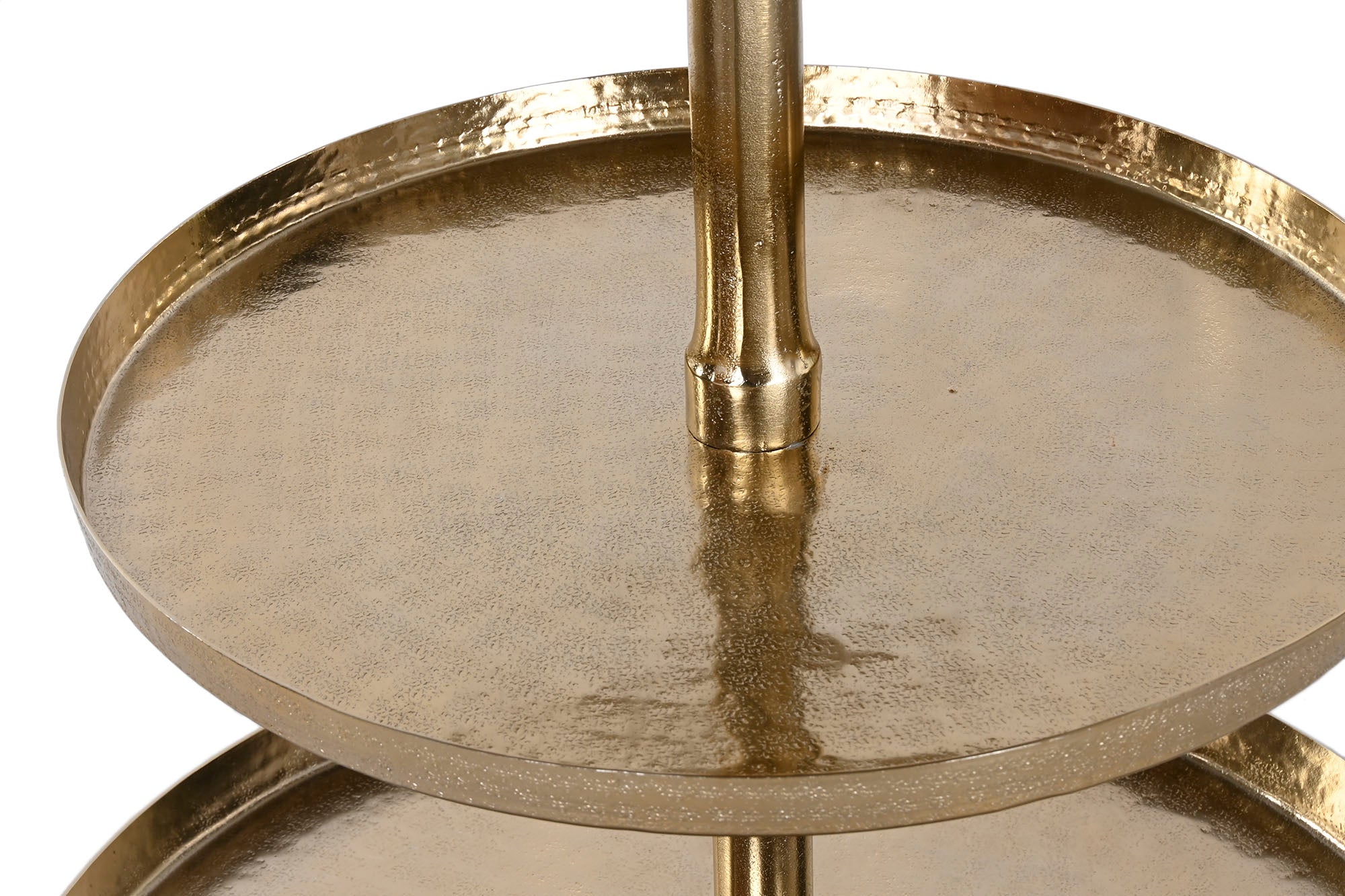 Aluminum Fruit Bowl 65X65X148 5 Est, Gold Display