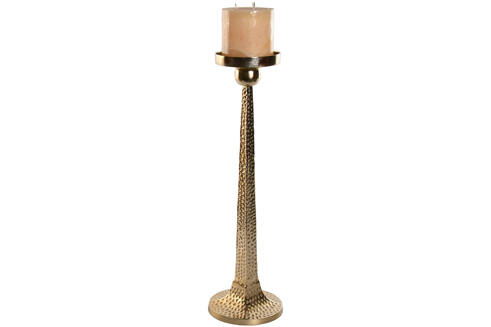 Portavela Aluminio 18,5X18,5X64,5 Dorado