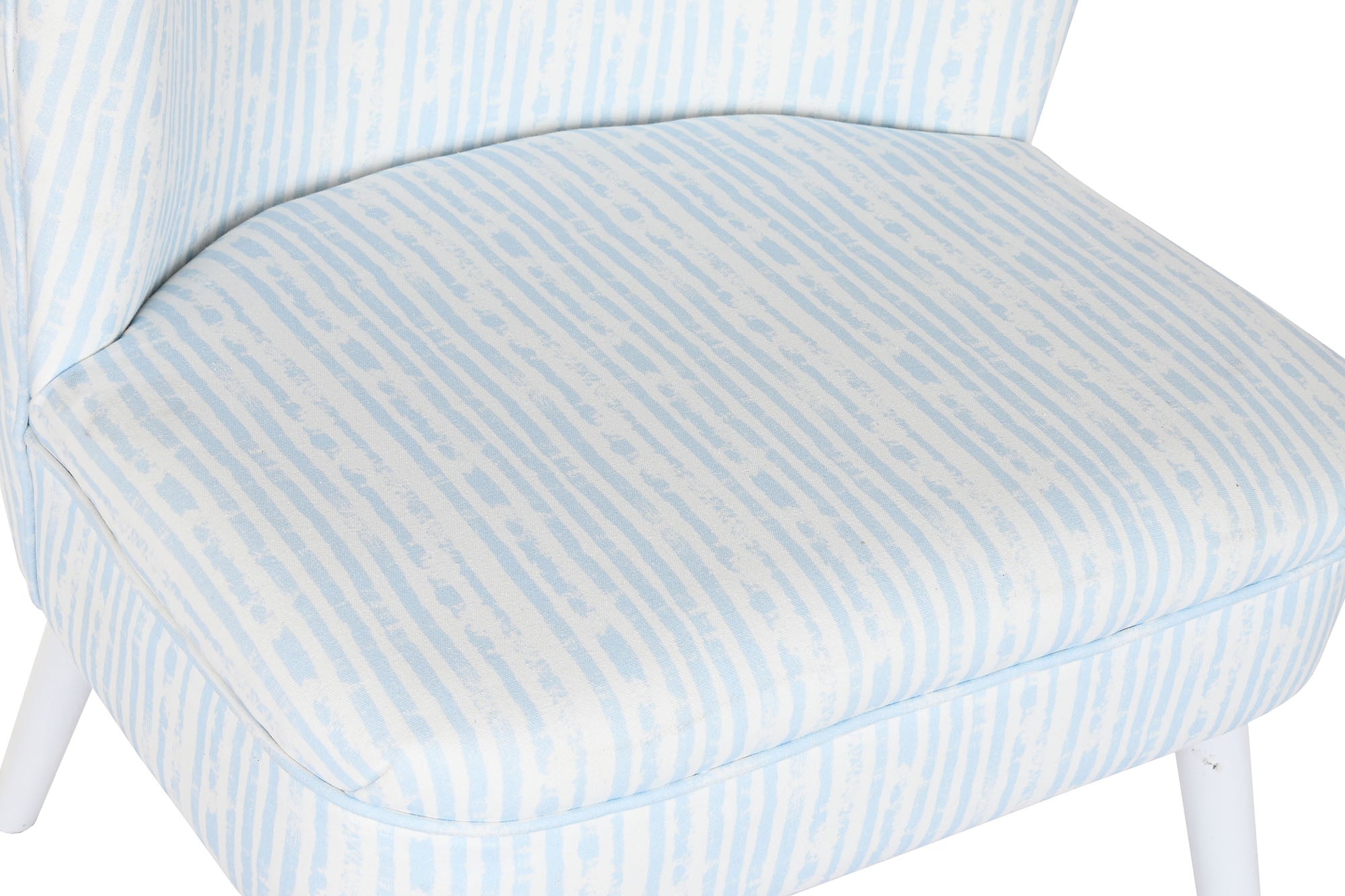 Sillon Poliester Madera 73X67X85 Rayas Azul