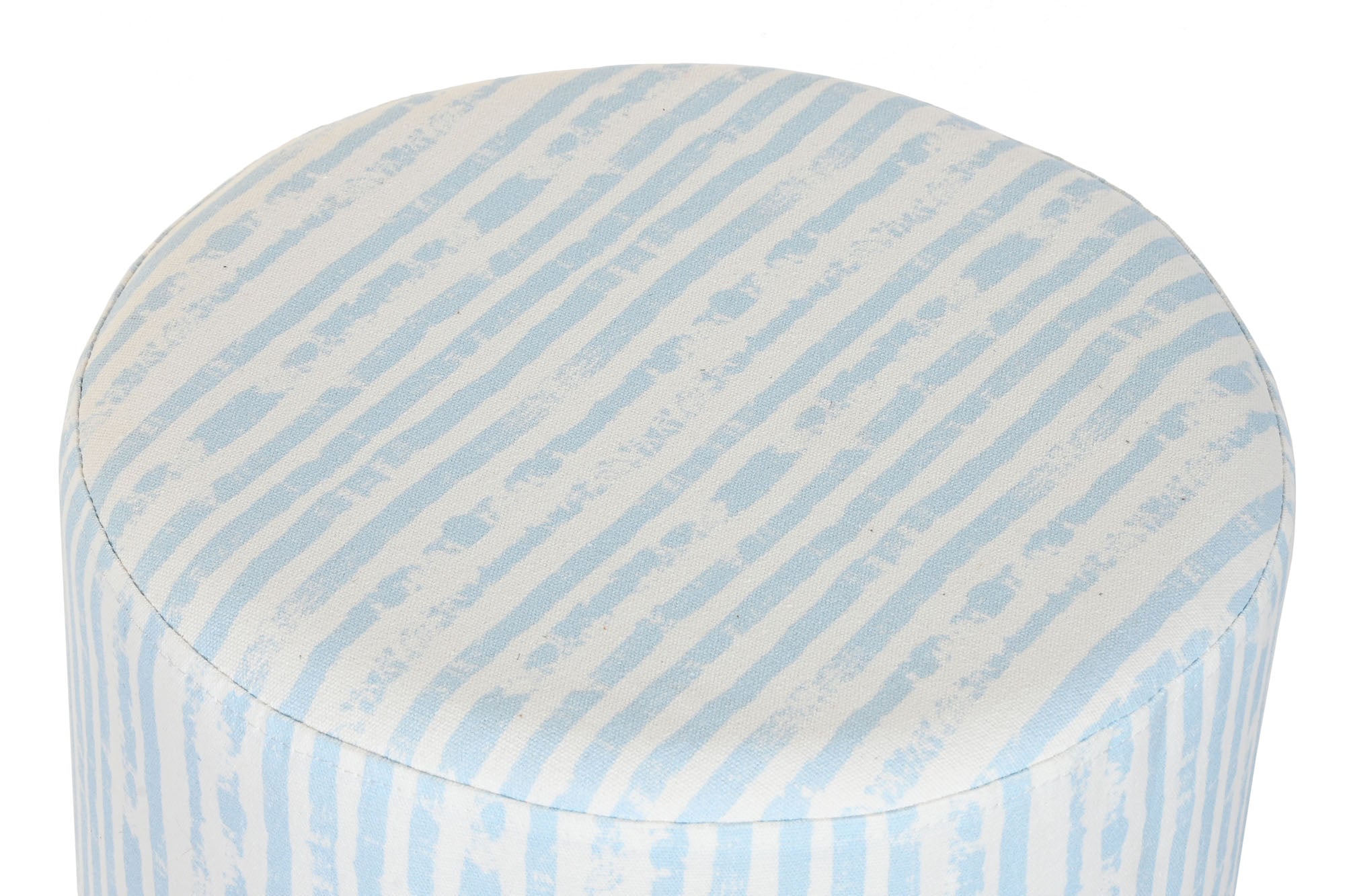 Reposapies Poliester Metal 34X34X40 Rayas Azul