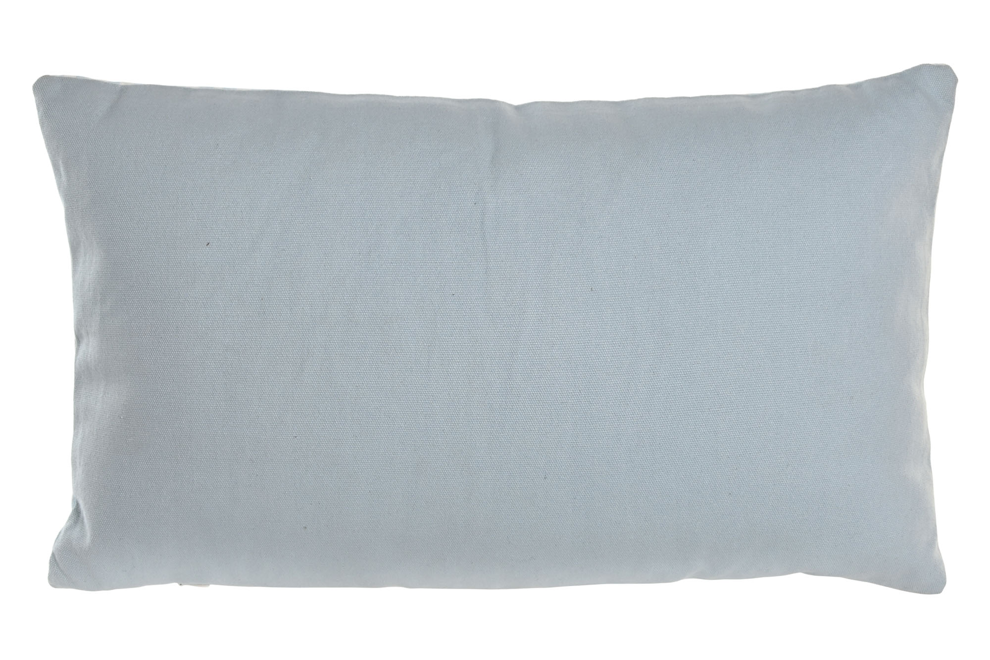 Almofada de poliéster 50x15x30.000 gr. Listras azuis