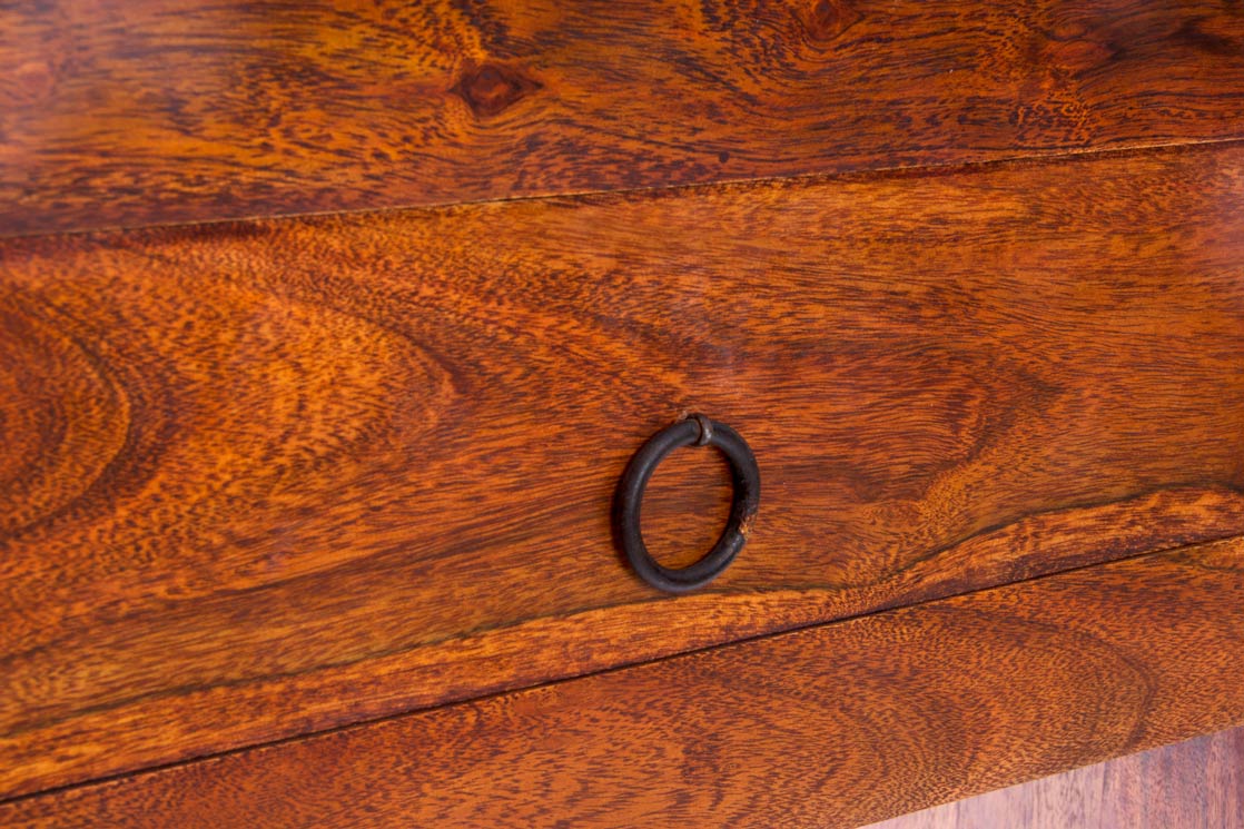 Consola Madera Maciza Acacia 110X35X75 25 Natural