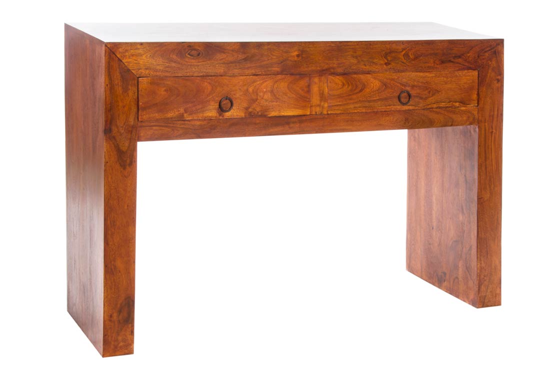 Consola Madera Maciza Acacia 110X35X75 25 Natural