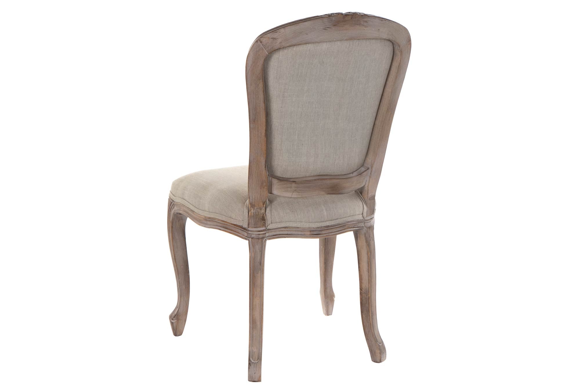Silla Lino Rubberwood 53X49X96 Natural Beige