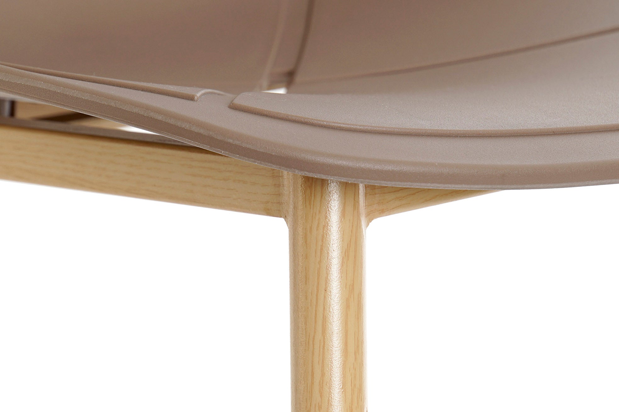 PP Metal Chair 54X45X84 Dark Brown