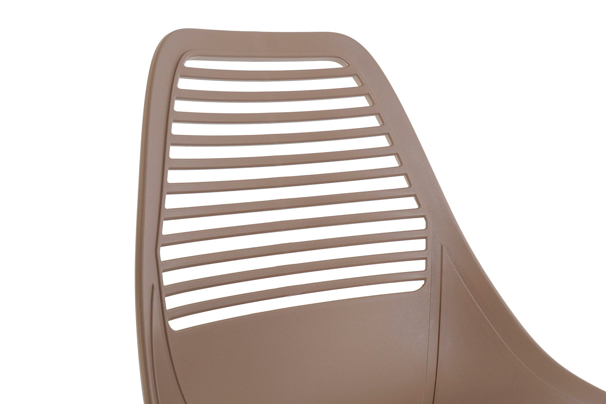 PP Metal Chair 54X45X84 Dark Brown