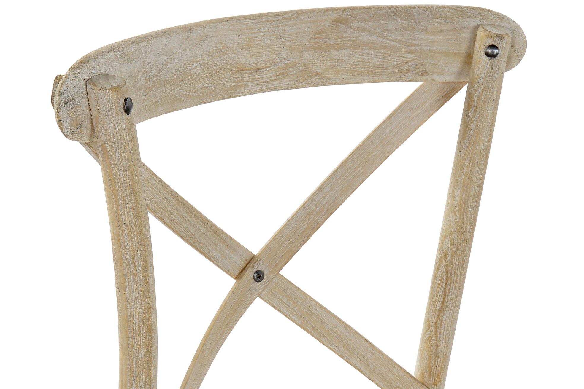 Silla Olmo Ratan 50X52,5X88 Crossback Envejecido