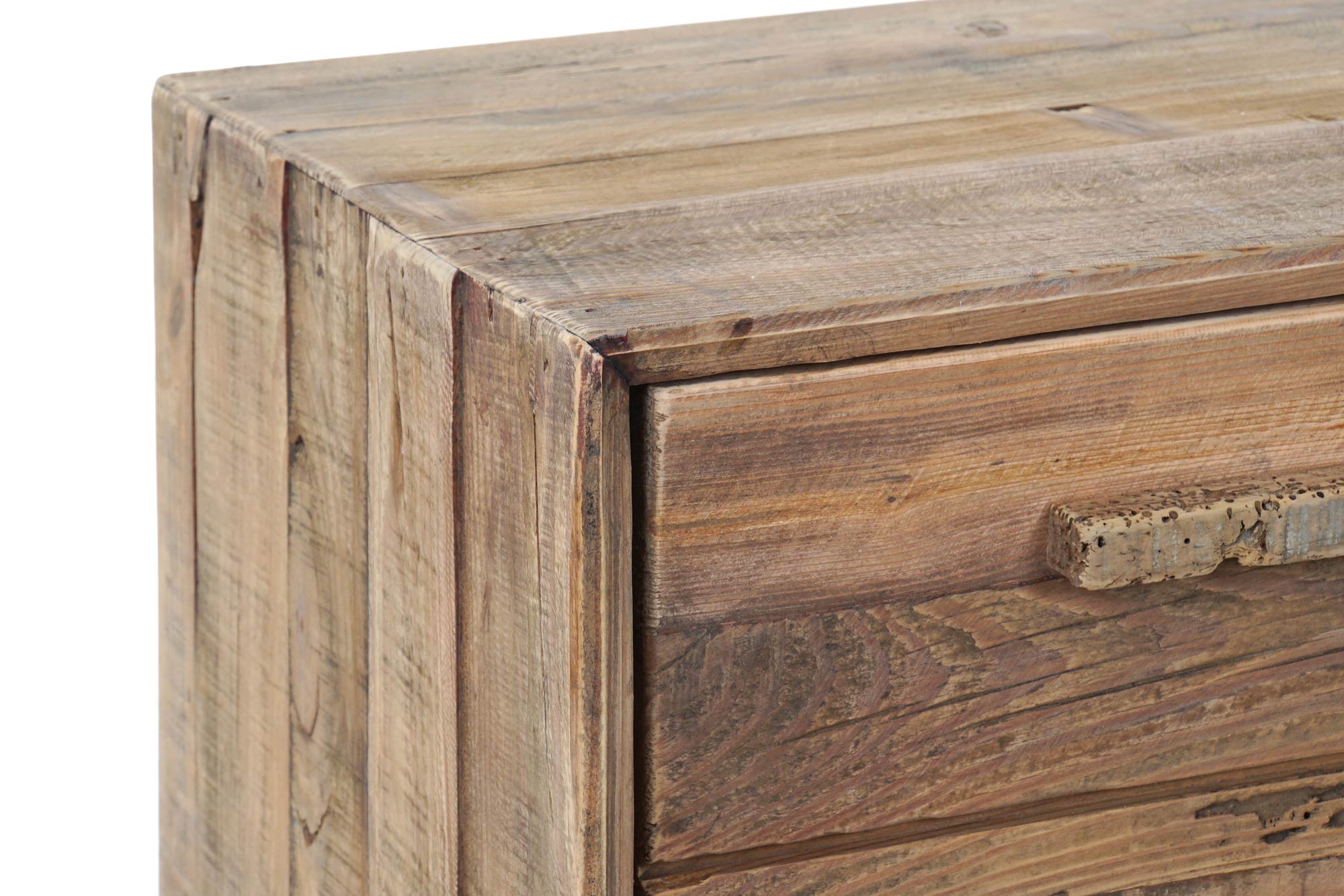 Mueble Tv Madera Reciclada Pino 130X40X48