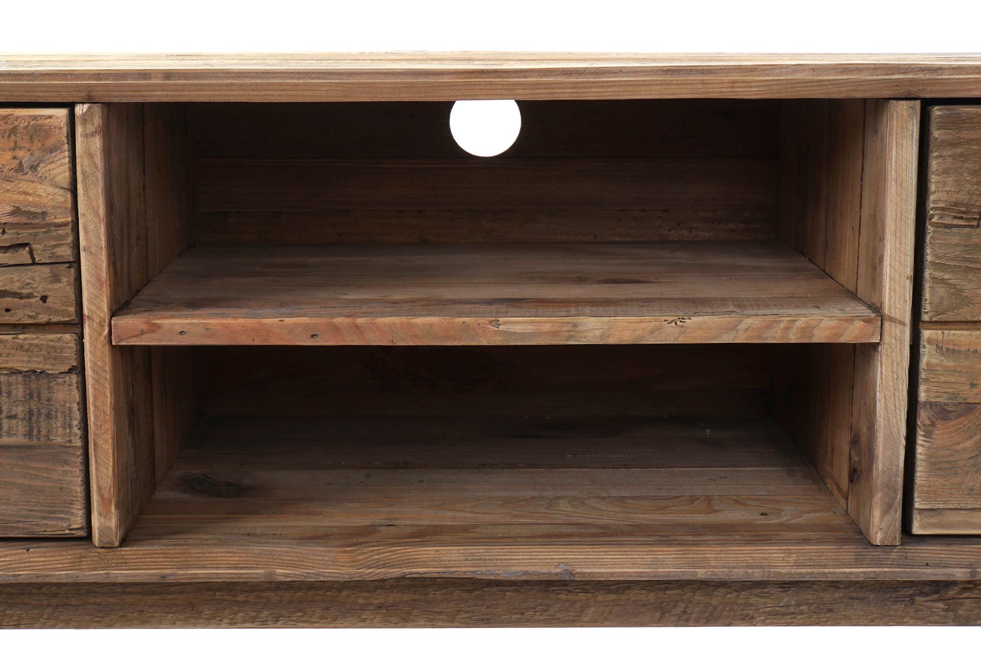 Mueble Tv Madera Reciclada Pino 130X40X48