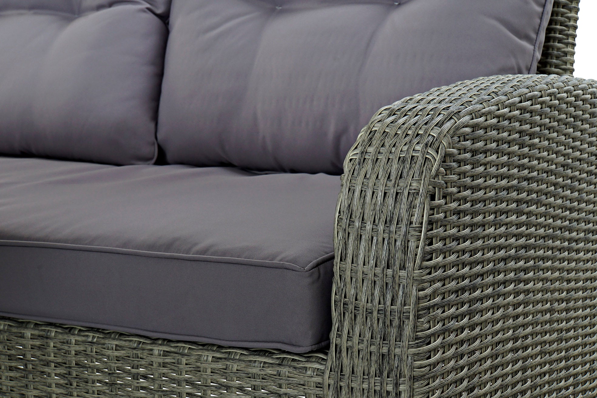 Sofa Set 4 Ratan Sintetico 267X204X90 5 Mm, Exteri