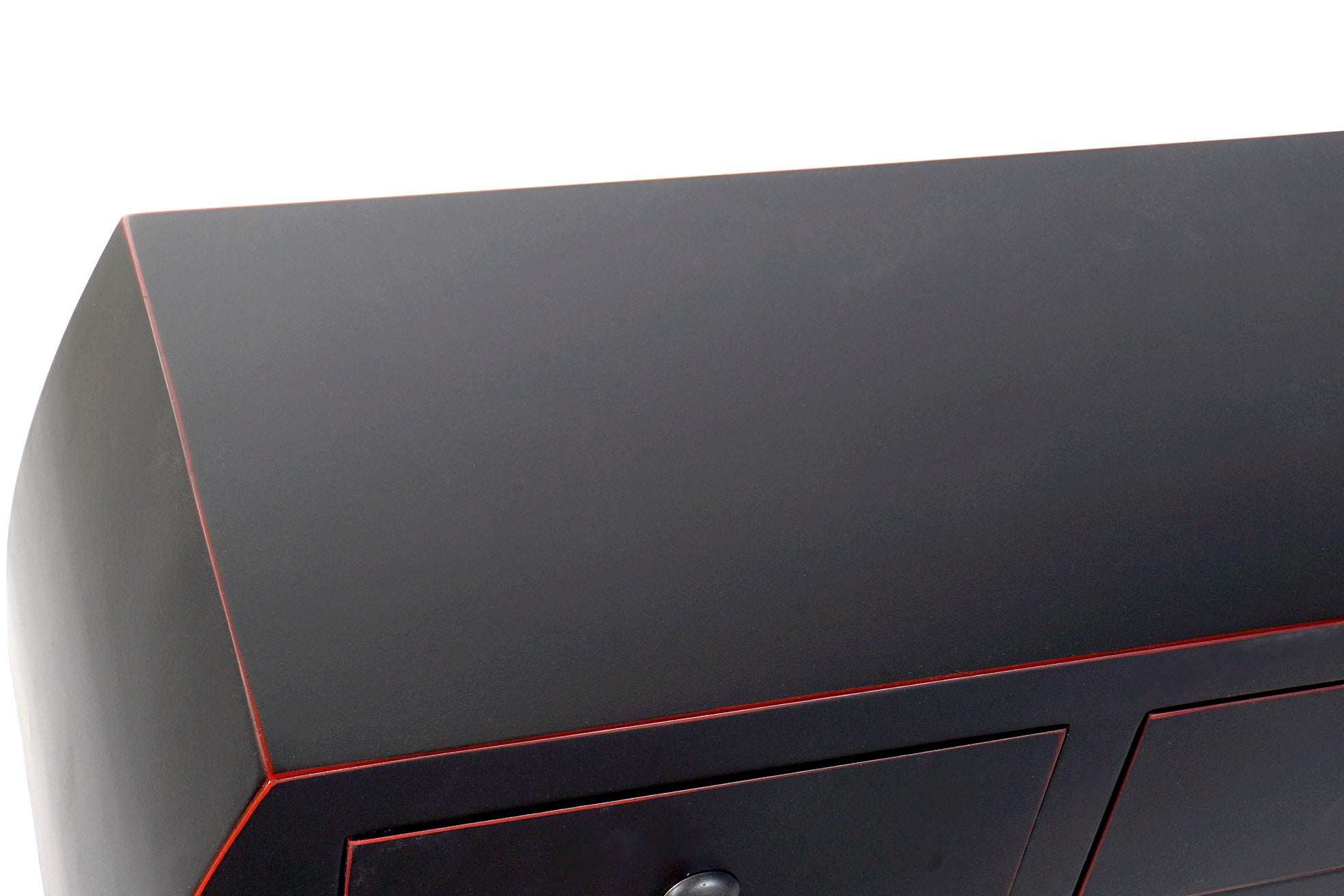 Console de MDF Fir 96X26X80 12,00 Oriental Preto