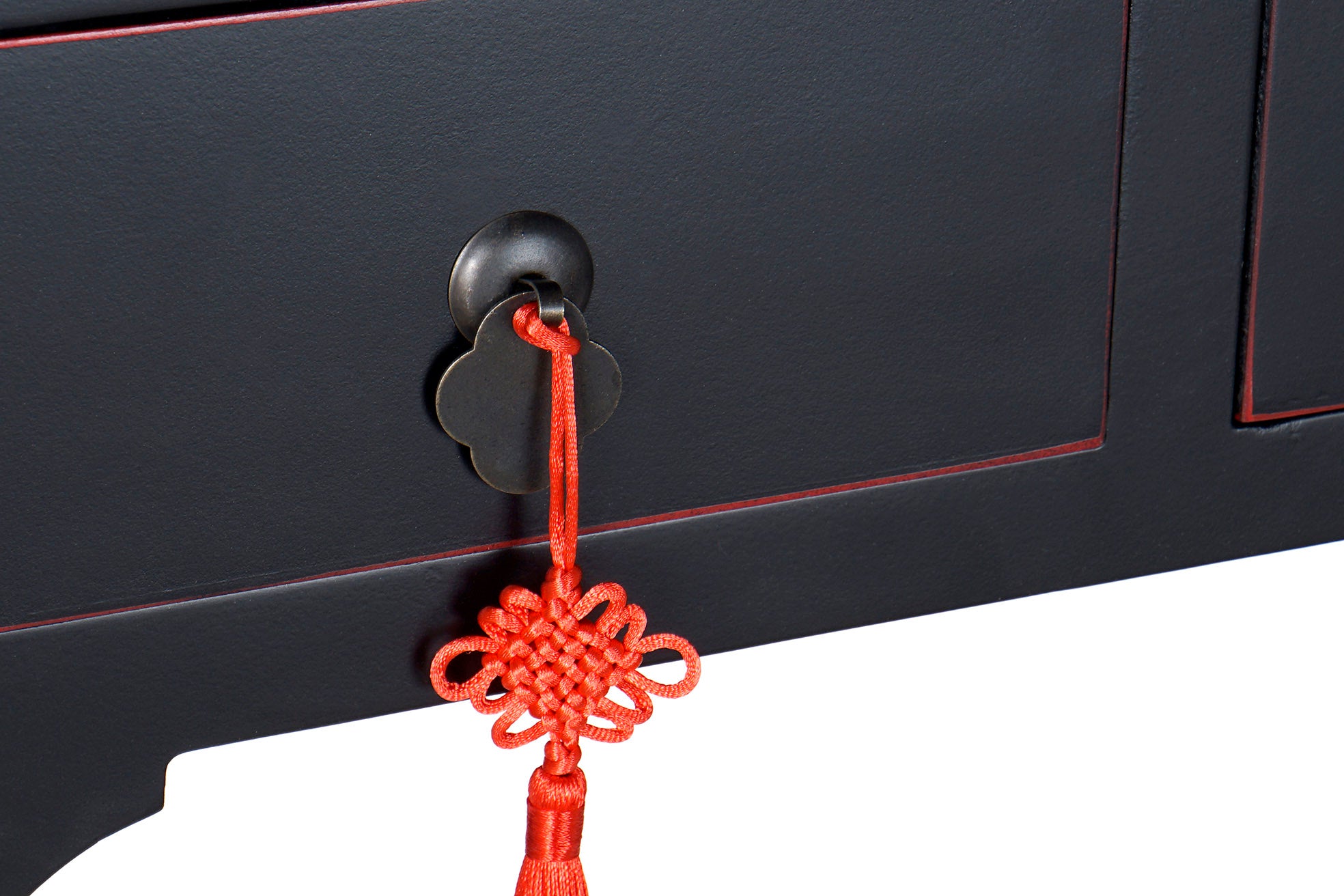 Console de MDF Fir 96X26X80 12,00 Oriental Preto
