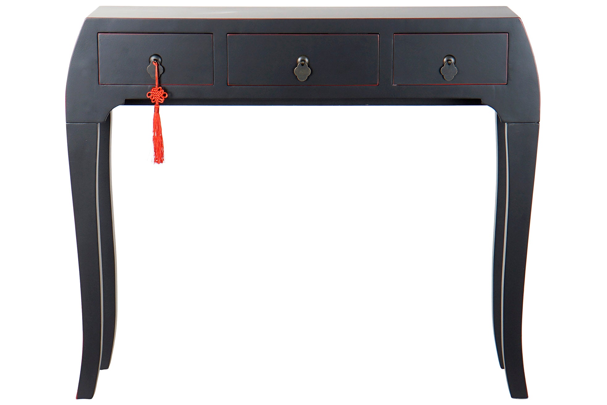 Console de MDF Fir 96X26X80 12,00 Oriental Preto