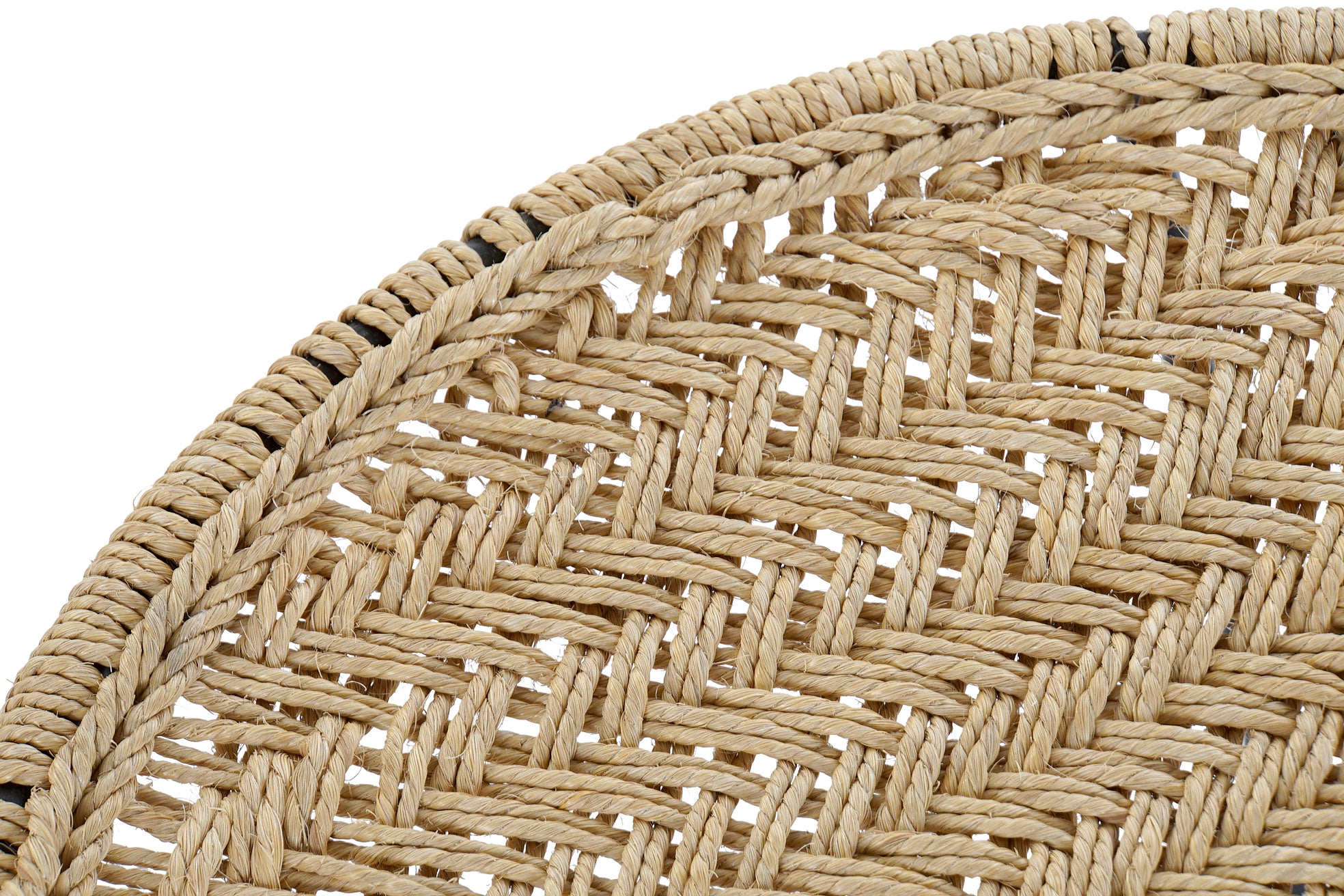 Conjunto de 3 mesas laterais de metal 62x62x40,5 11,00