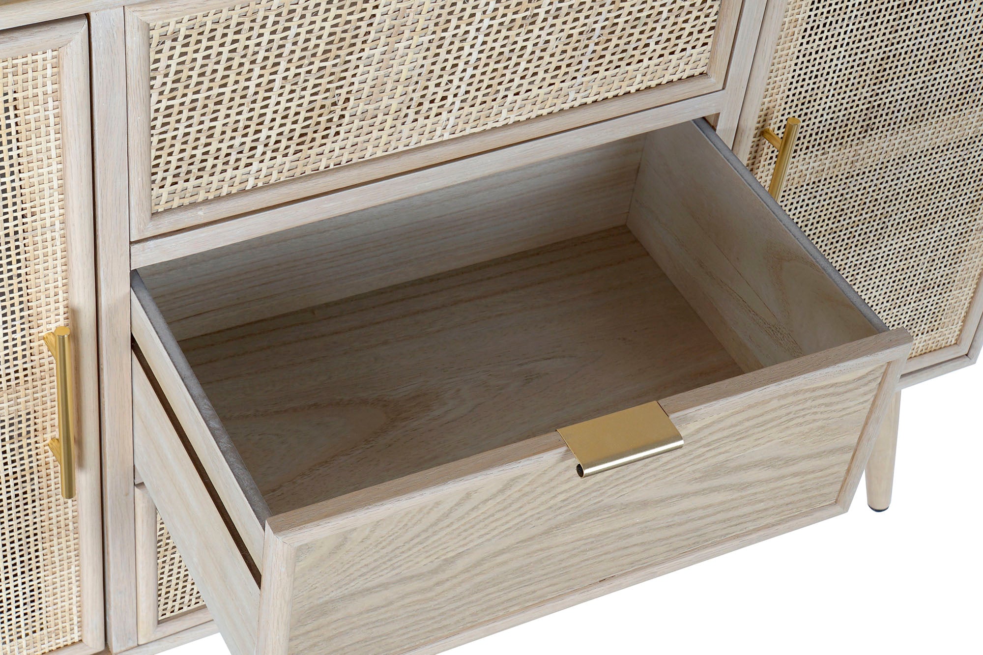 Vitrina Paulownia Mdf 120X38,5X196 55,80 Rejilla