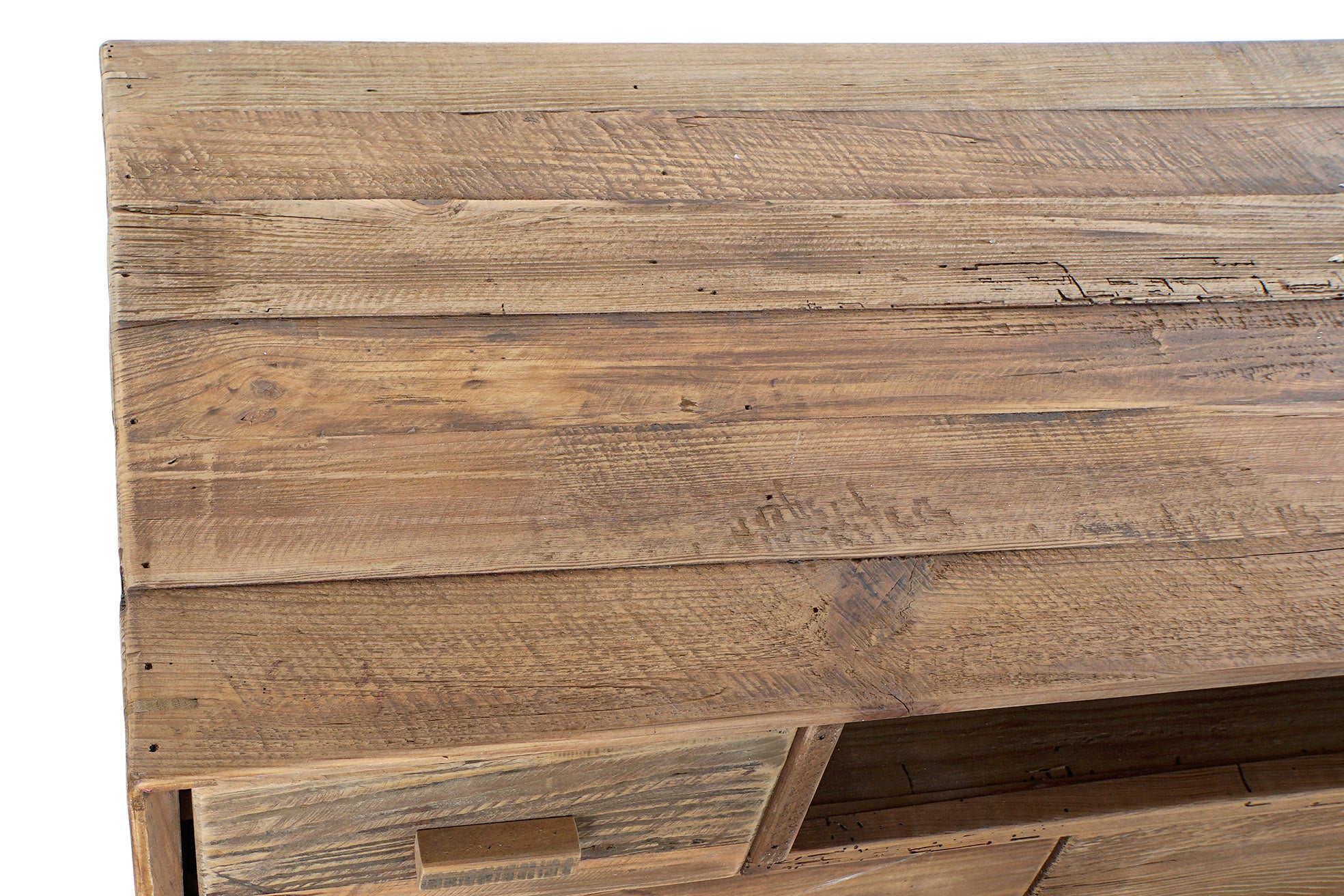 Mesa Tv Pino 180X48X65 Envejecido Natural