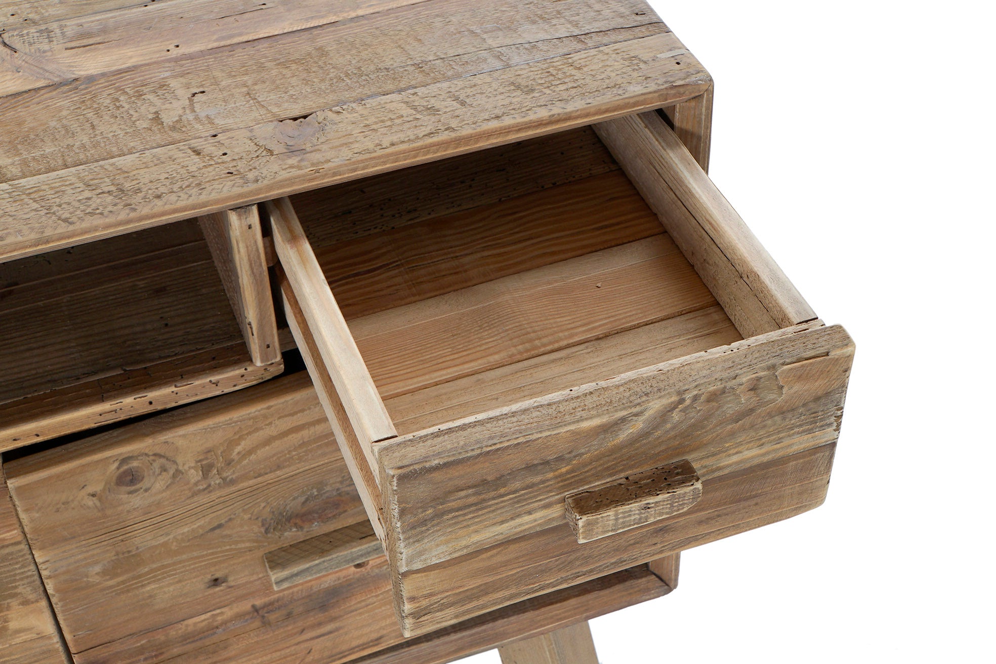 Mesa Tv Pino 180X48X65 Envejecido Natural