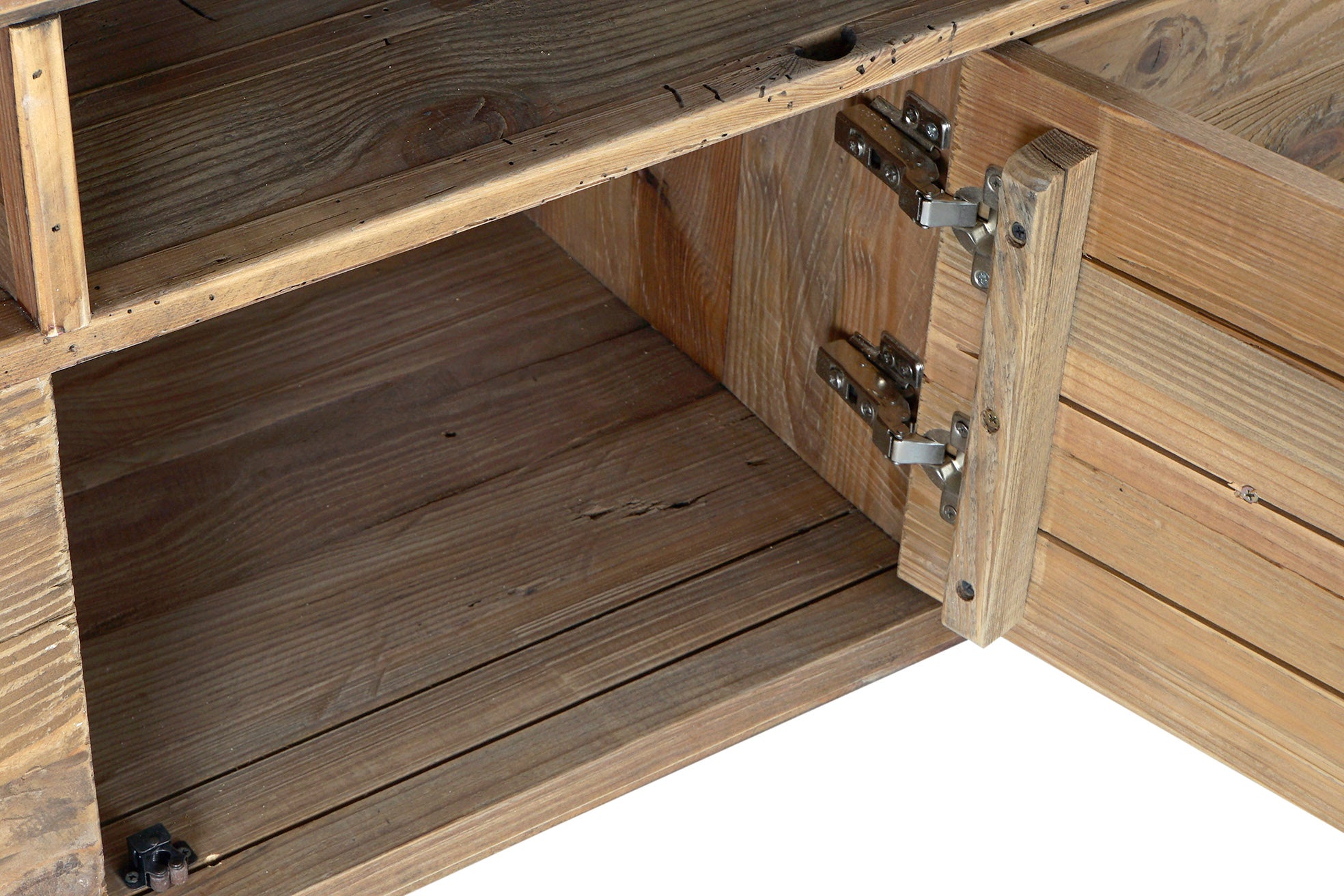 Mesa Tv Pino 180X48X65 Envejecido Natural