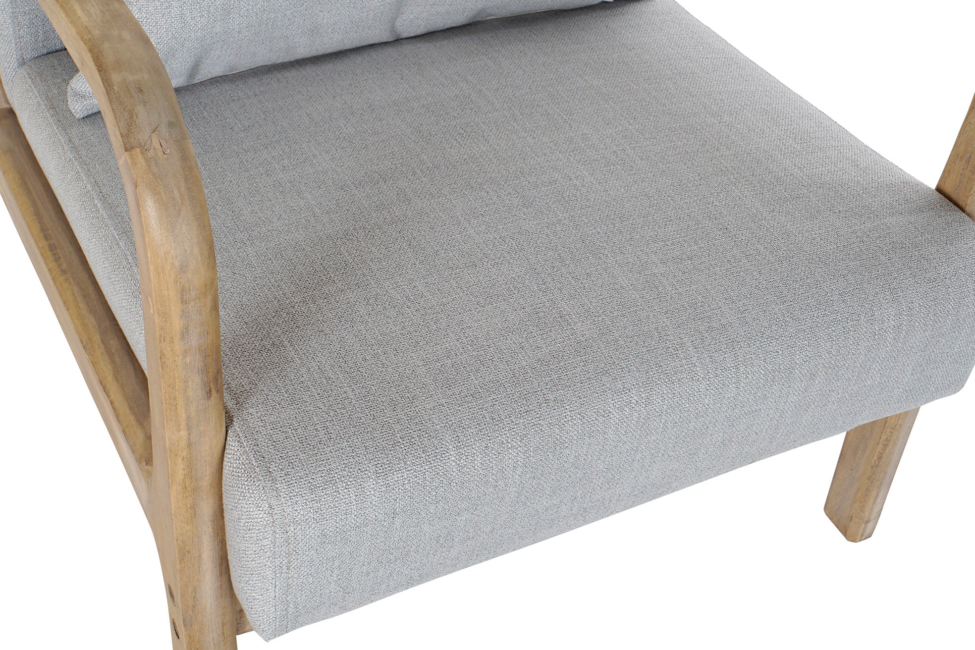 Butaca Rubberwood Lino 66X79X76 Gris