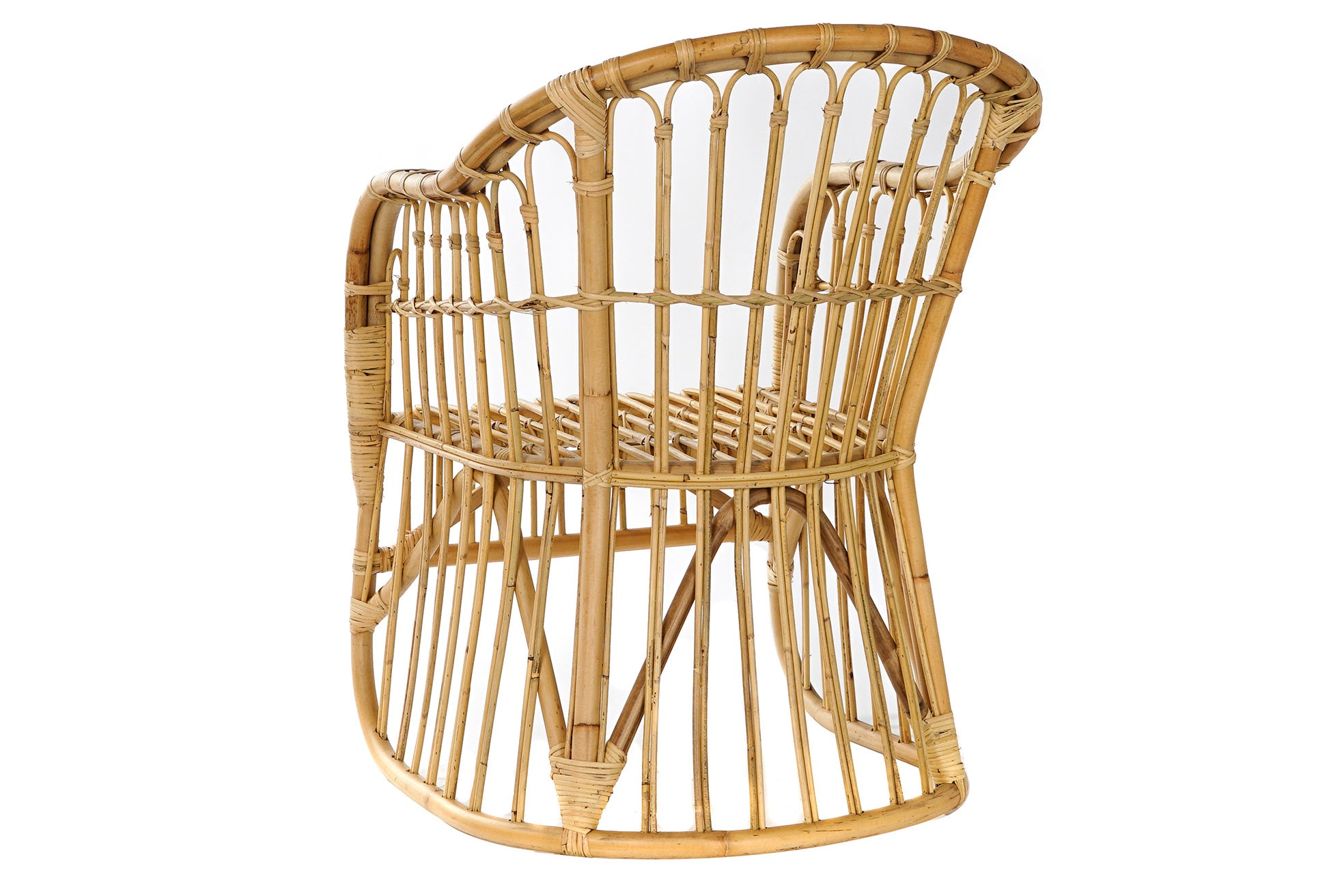 Sillon Ratan 62X72X83 Natural Marron Claro