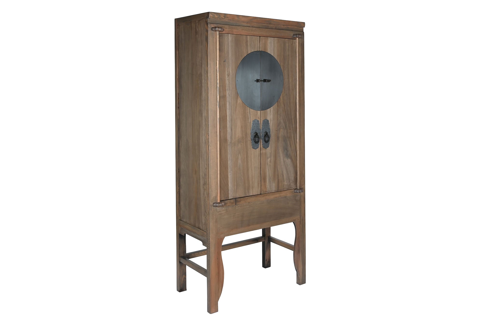 Armario Abeto Metal 85X44X194 Natural