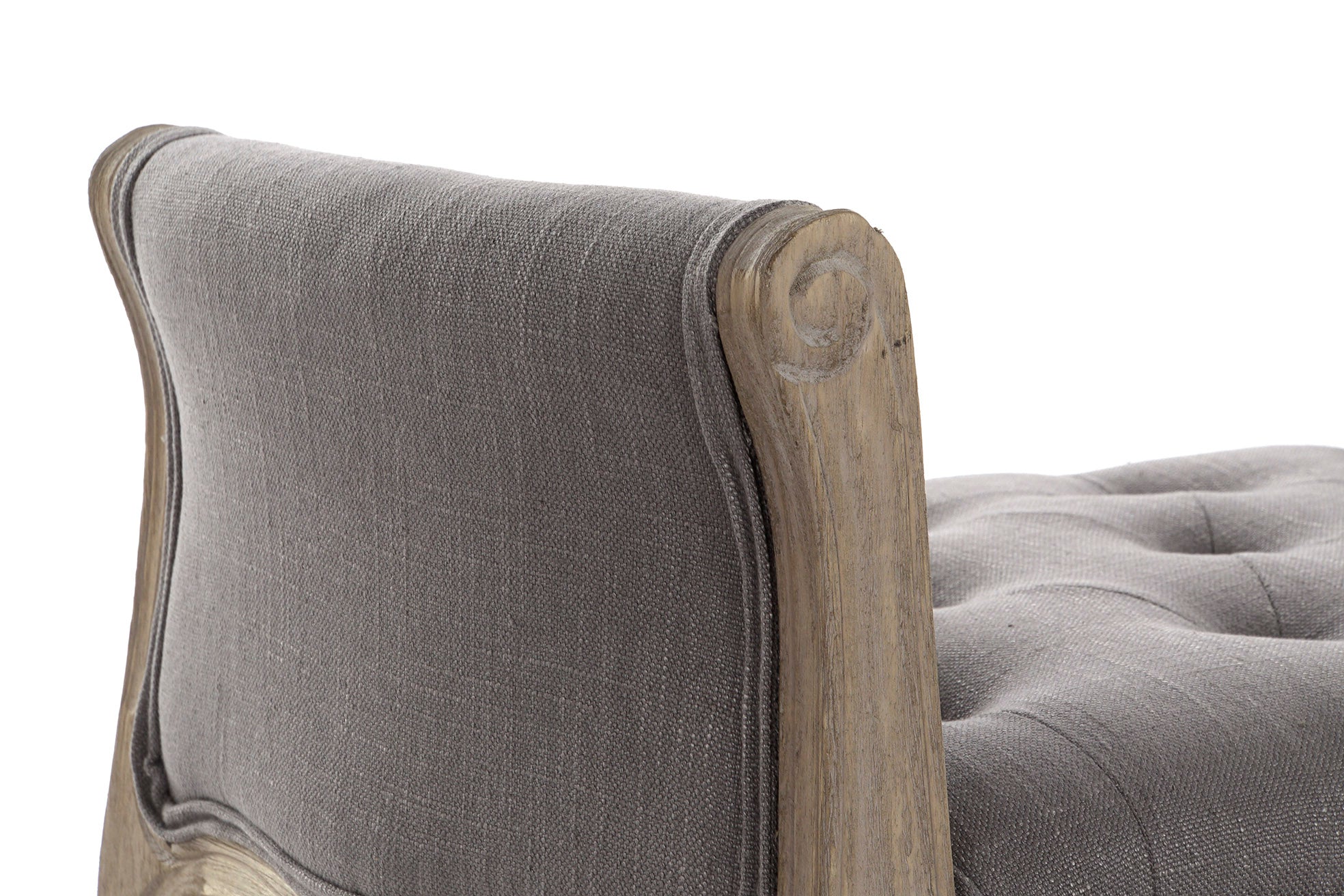 Sapateira Lino Rubberwood 65x46x60 Cinza