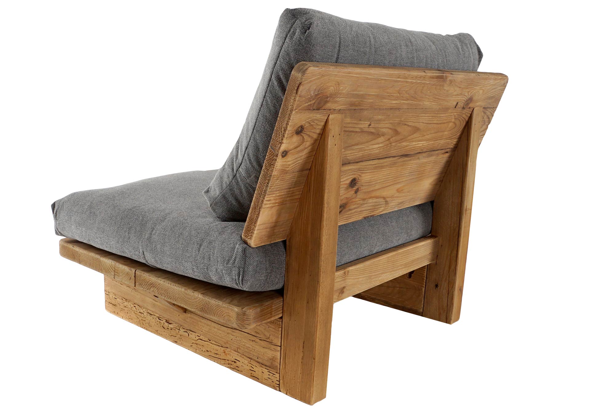 Sillon Madera Reciclada Pino 95X88X75 Envejecido