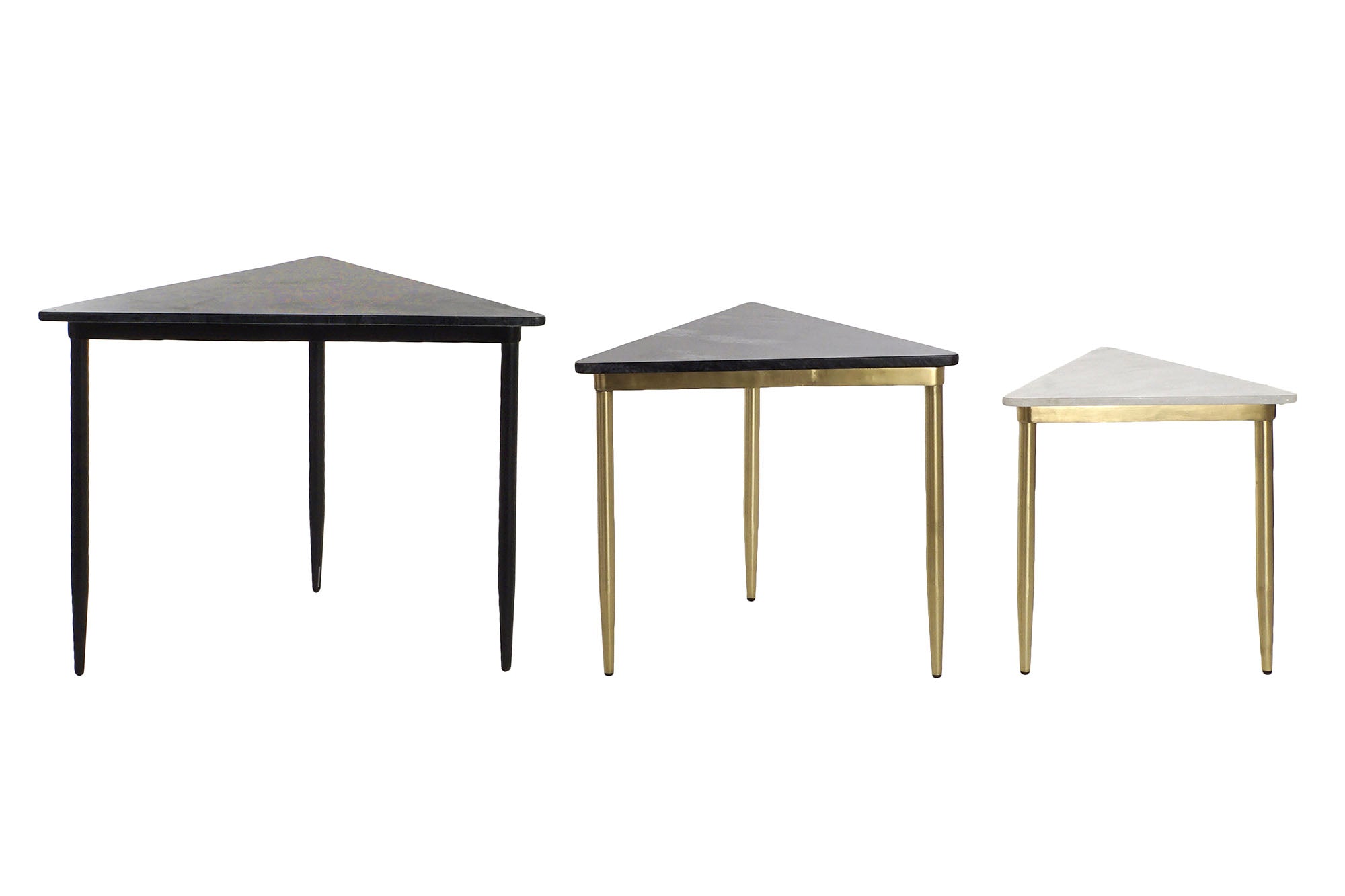 Mesita Auxiliar Set 3 Marmol 68X46,5X53 Mesda Auxi