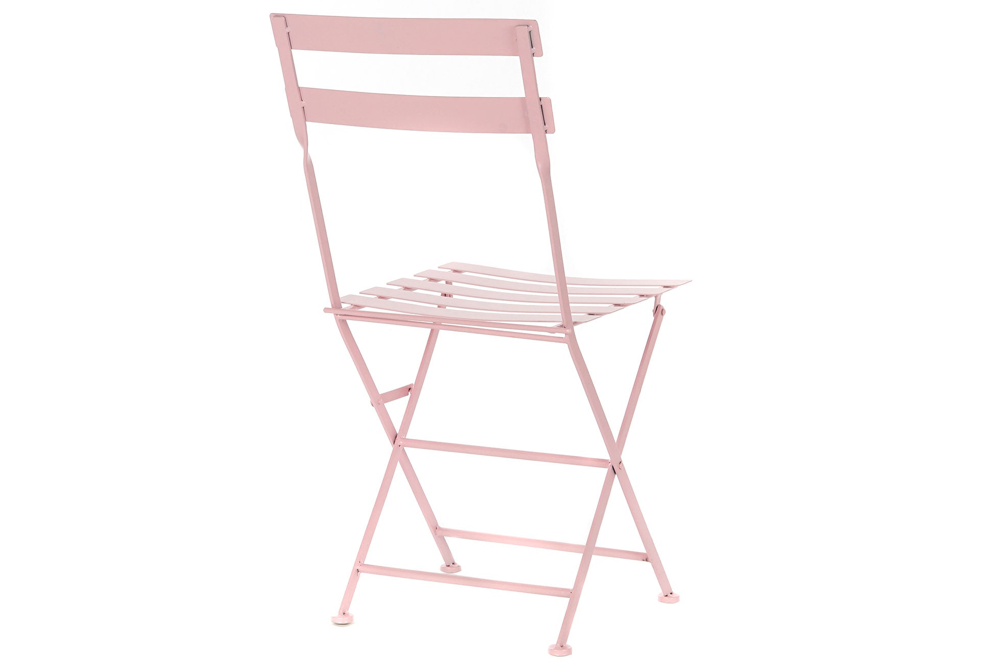 Mesa Set 3 Metal 60X60X75 Plegable Rosa